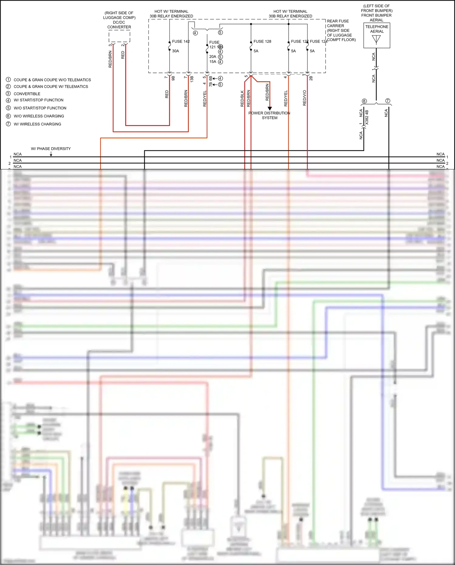 Wiring diagram id reader for BMW 4 series Gran Coupe F36 facelift (2017-2020) (1 of 10)
