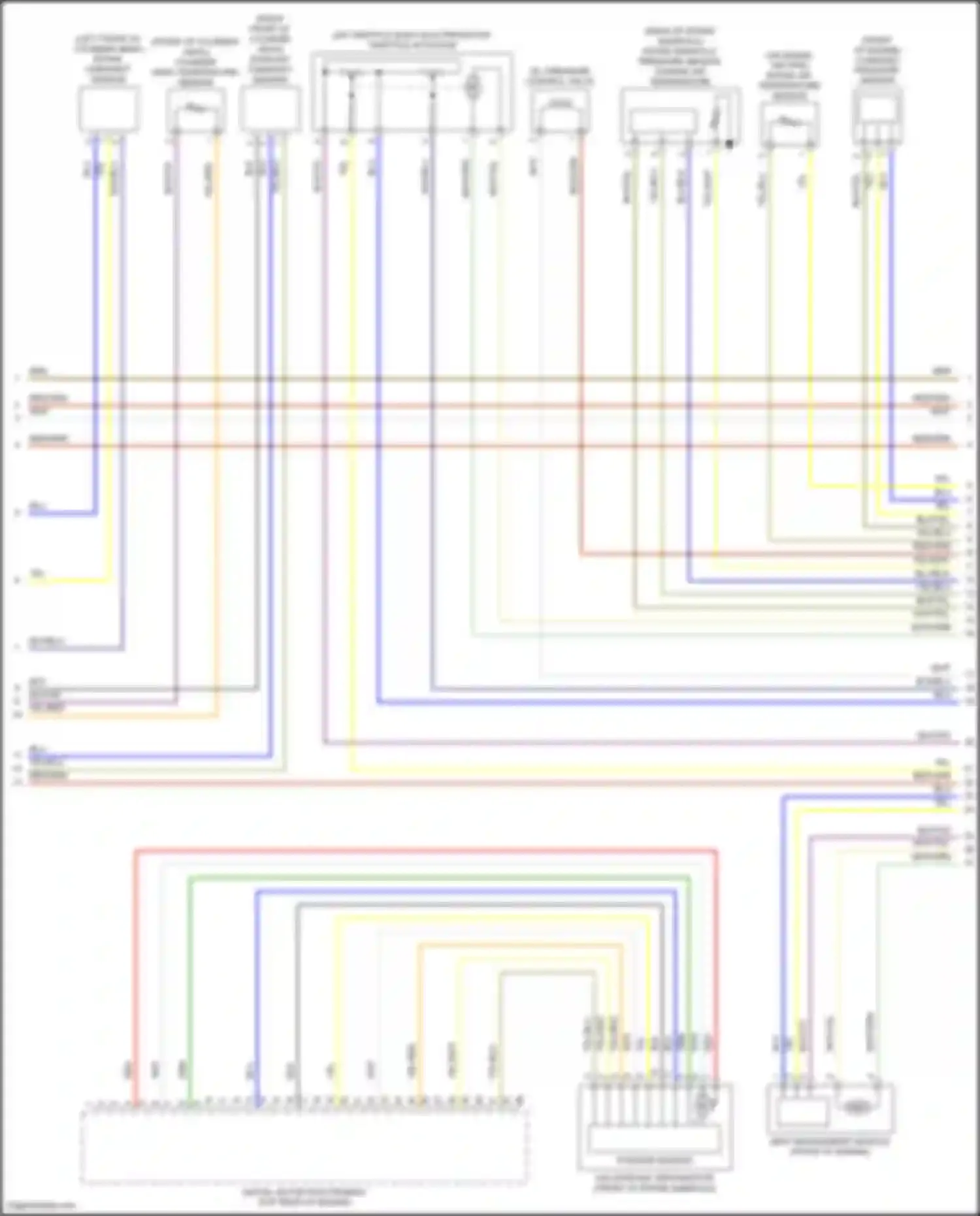 Wiring diagram intake air temperature sensor for BMW 4 series Gran Coupe F36 facelift (2017-2020) (1 of 2)