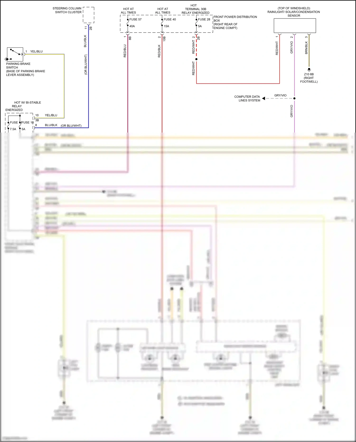 Wiring diagram led main light module for BMW 4 series Gran Coupe F36 facelift (2017-2020) (3 of 4)