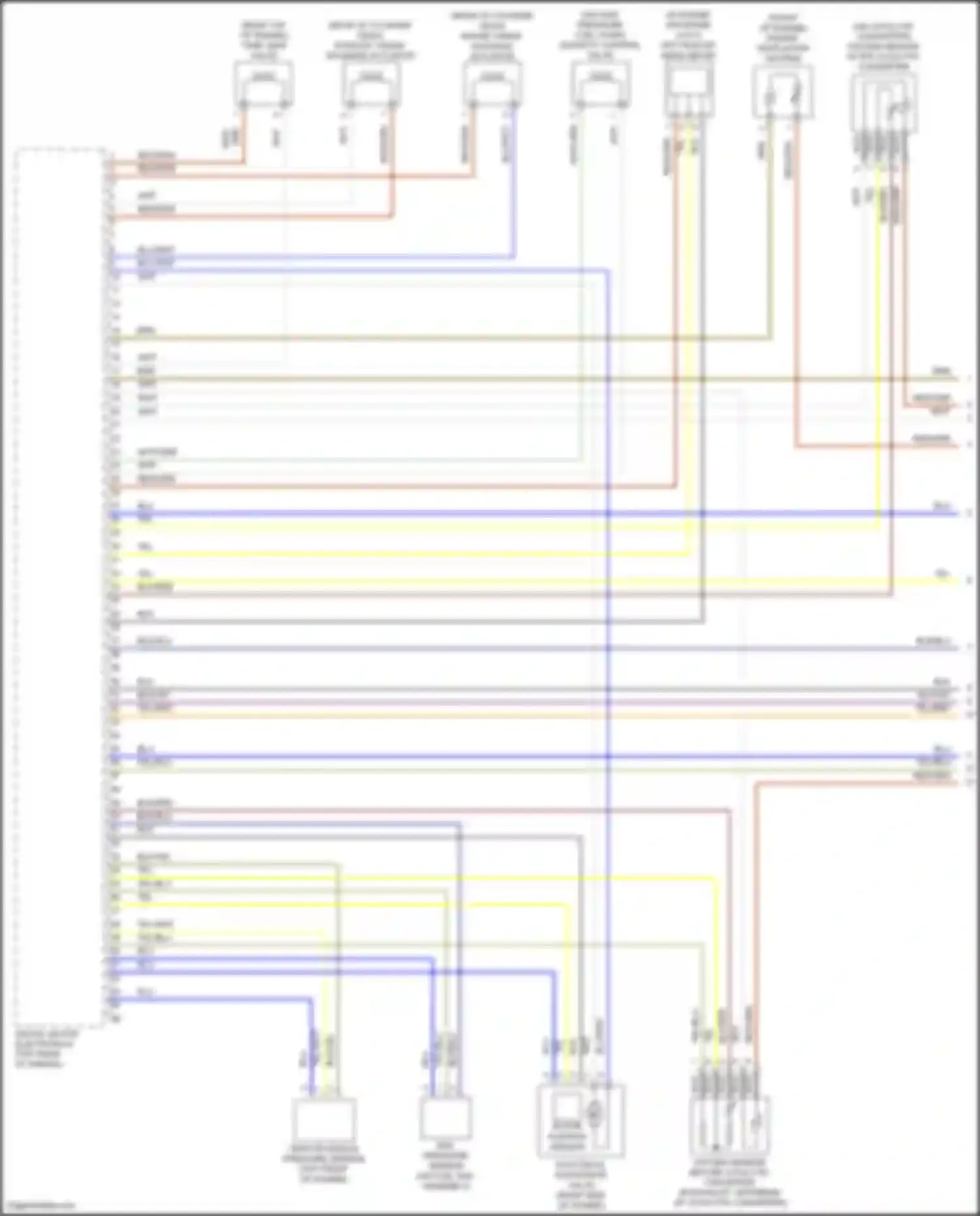 Wiring diagram oxygen sensor before catalytic converter for BMW 4 series Gran Coupe F36 facelift (2017-2020) (1 of 2)