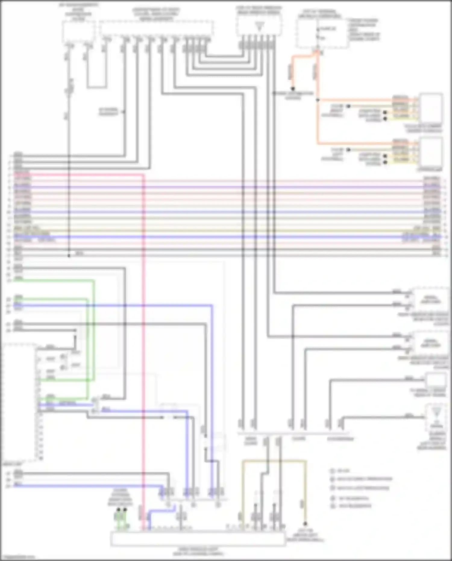 Wiring diagram rear window defogger rejector circuit 2 for BMW 4 series Gran Coupe F36 facelift (2017-2020) (1 of 9)