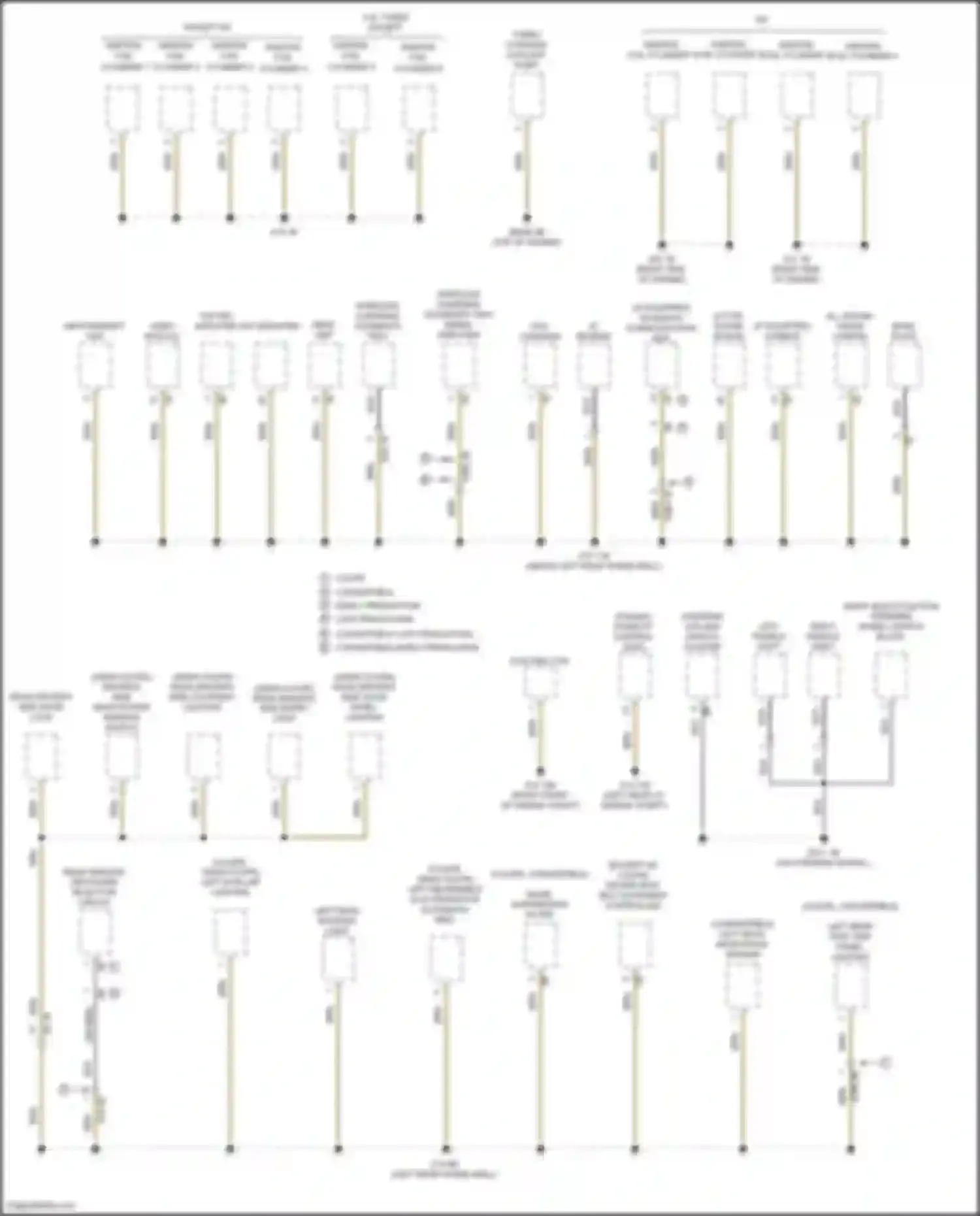 Wiring diagram right multi-function steering wheel switch block for BMW 4 series Gran Coupe F36 facelift (2017-2020) (3 of 5)