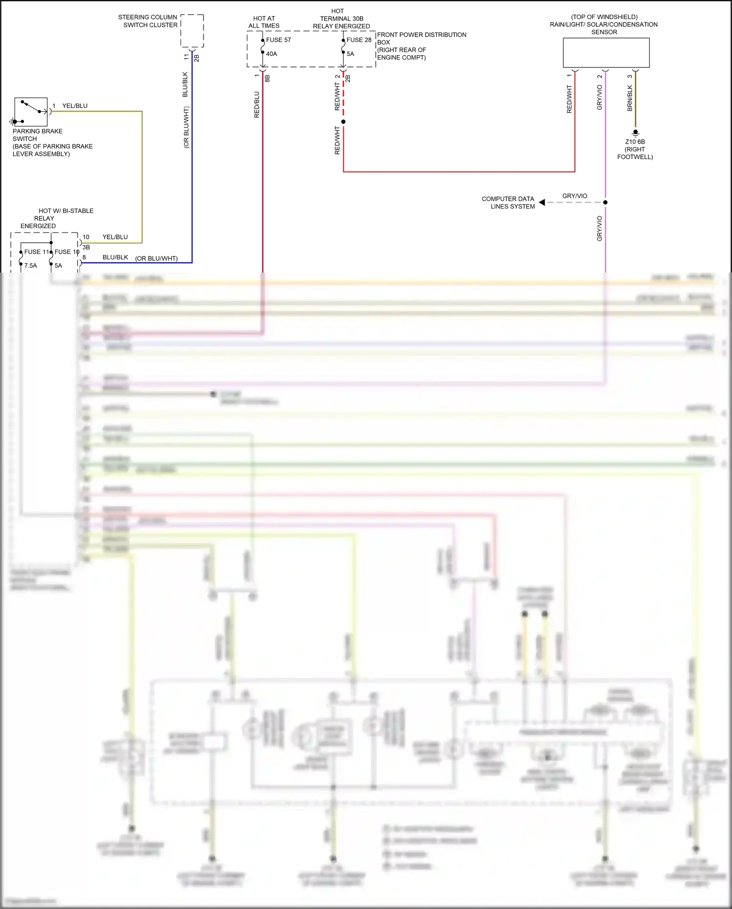 Wiring diagram variable cover for BMW 4 series Gran Coupe F36 facelift (2017-2020) (1 of 2)