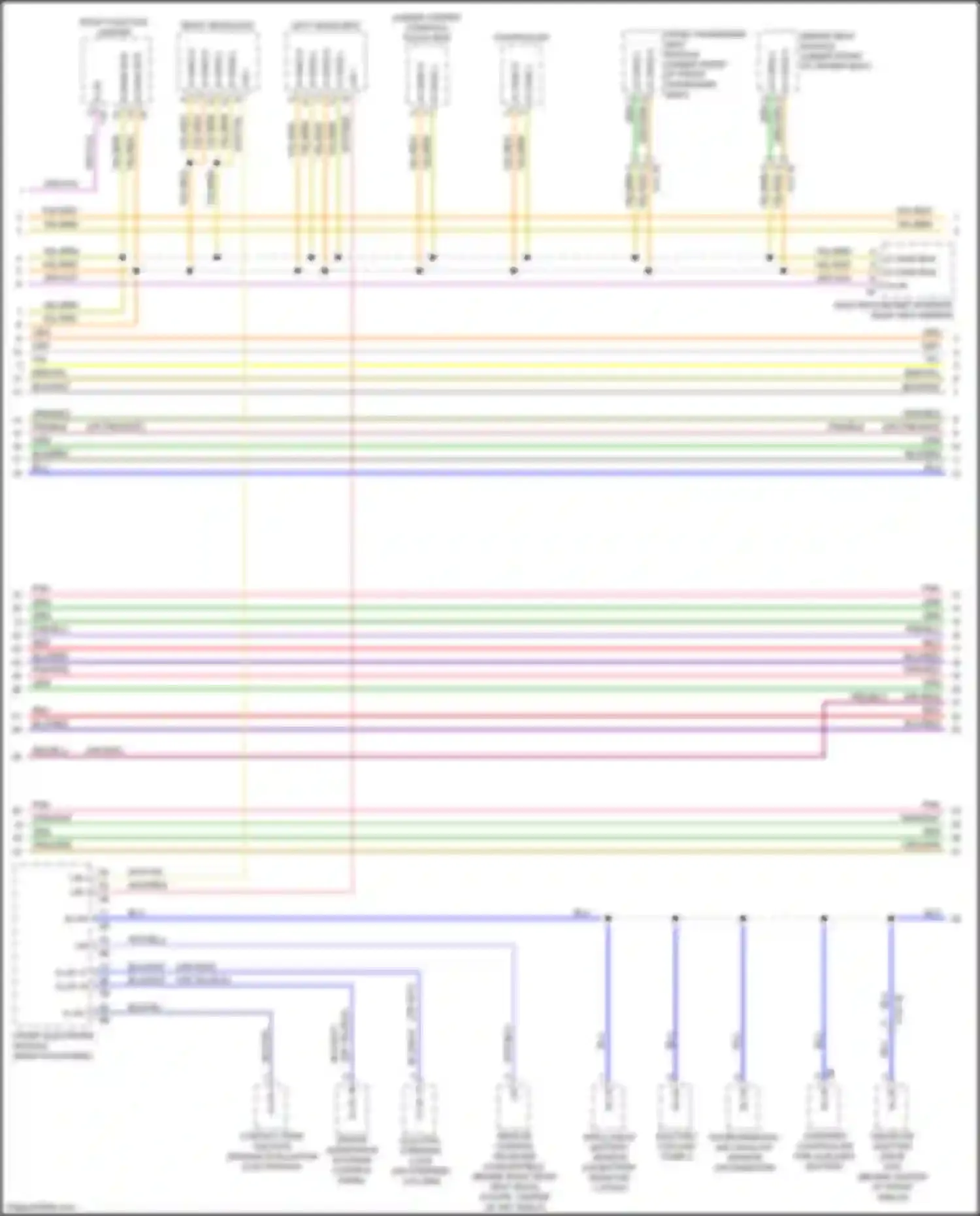 4 series Gran Coupe BMW F36 (2013-2017): Computer data lines circuit (2 of 4)