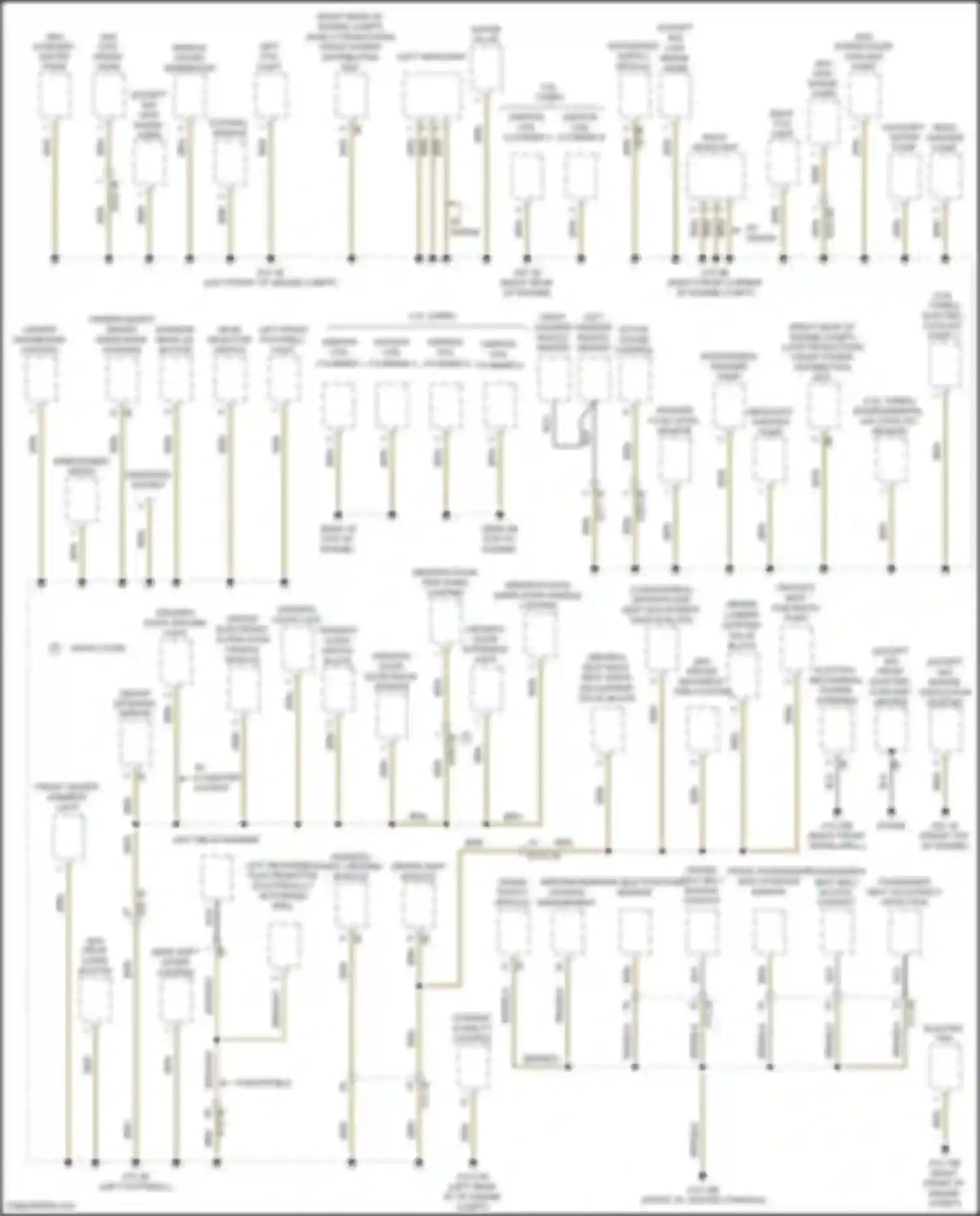 4 series Gran Coupe BMW F36 (2013-2017): Ground distribution circuit (1 of 4)