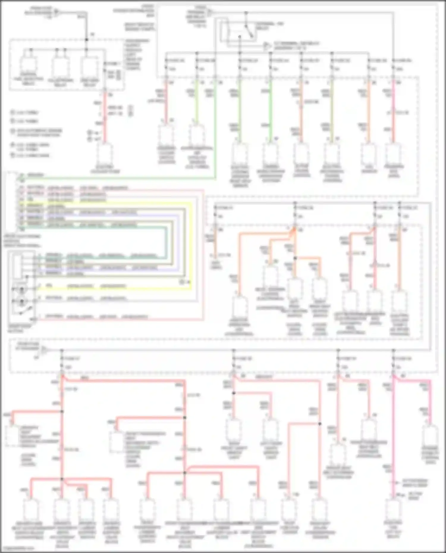 4 series Gran Coupe BMW F36 (2013-2017): Power distribution circuit (2 of 4)