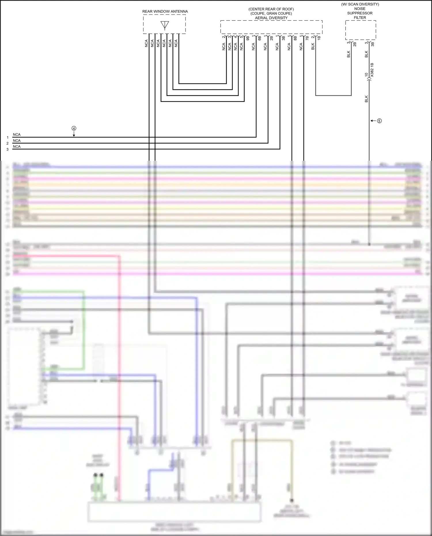 Wiring diagram blu for BMW 4 series Gran Coupe F36 (2013-2017) (29 of 95)