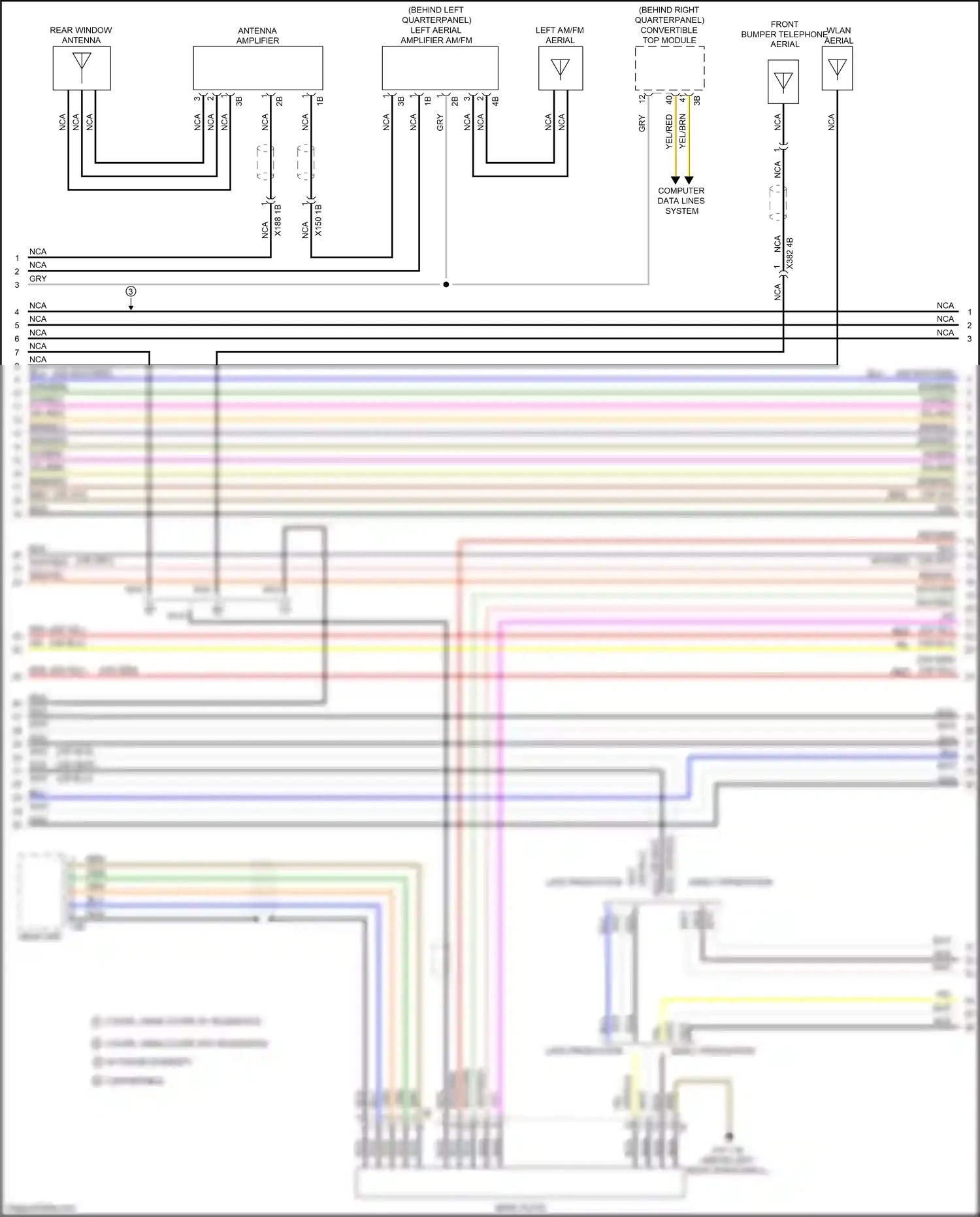 Wiring diagram blu for BMW 4 series Gran Coupe F36 (2013-2017) (27 of 95)