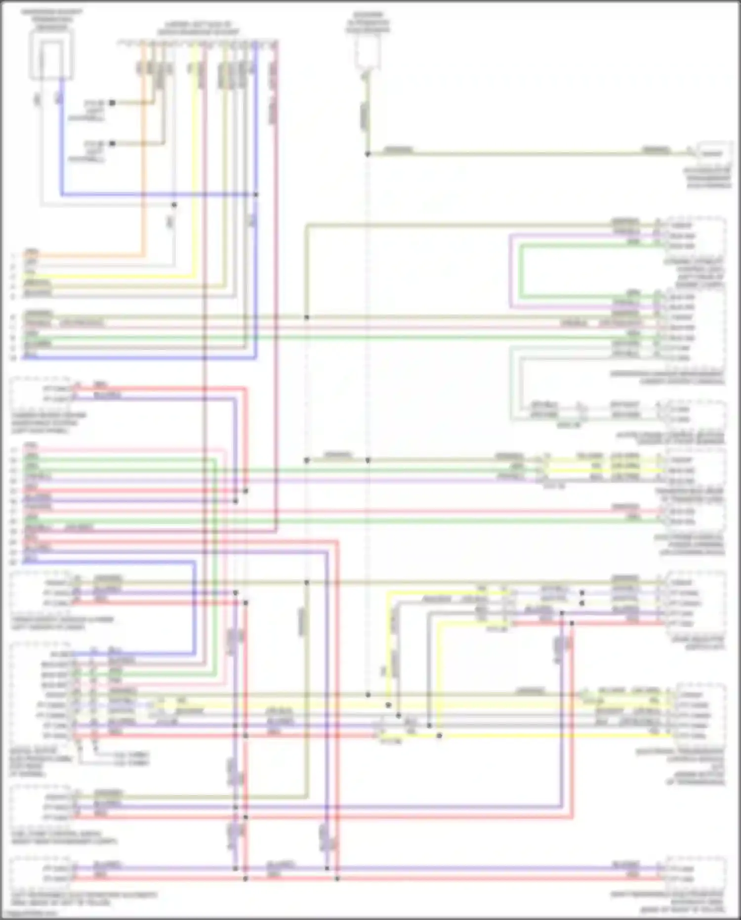 Wiring diagram camera-based driver assistance system for BMW 4 series Gran Coupe F36 (2013-2017) (1 of 1)