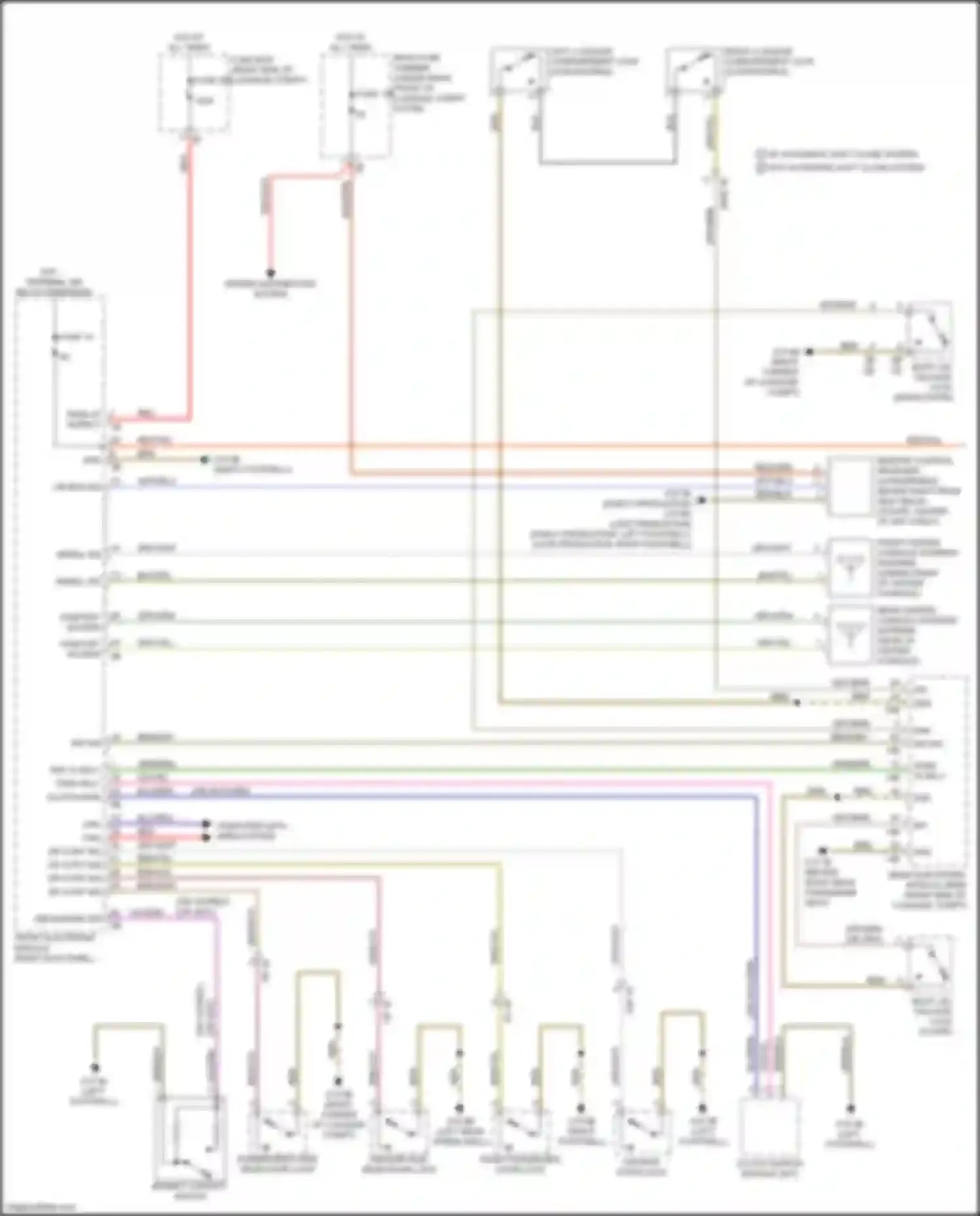 Wiring diagram computer data lines system for BMW 4 series Gran Coupe F36 (2013-2017) (71 of 87)