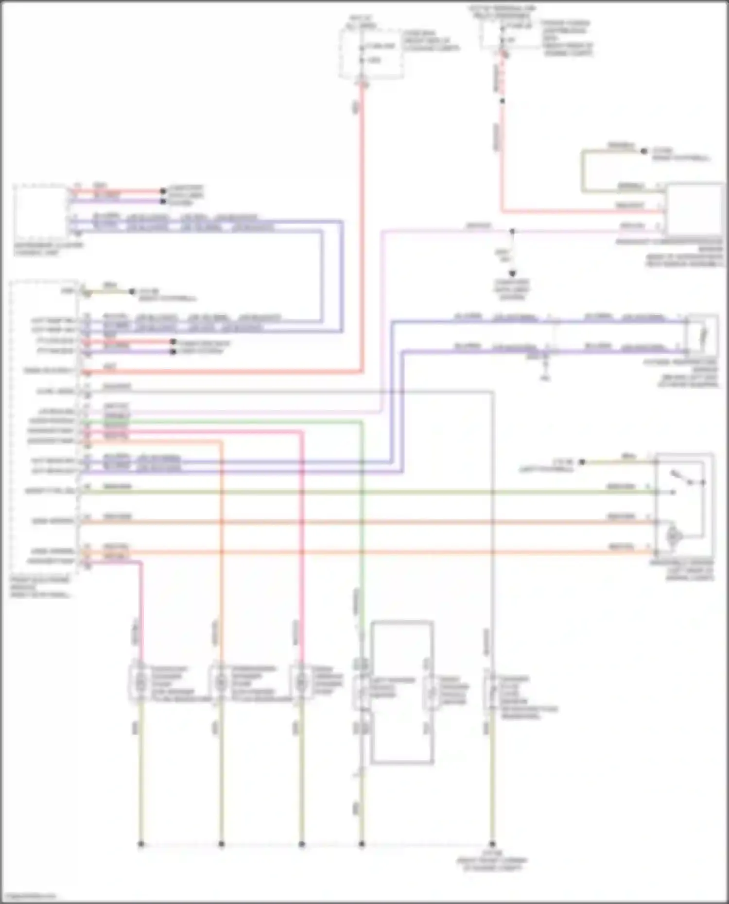Wiring diagram computer data lines system for BMW 4 series Gran Coupe F36 (2013-2017) (80 of 87)