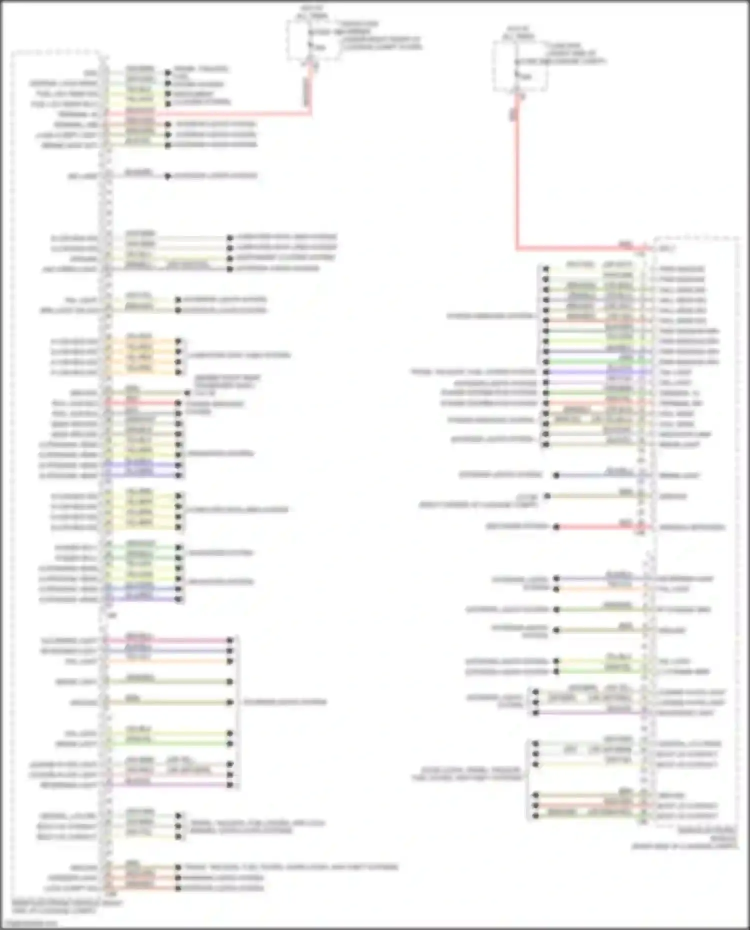 Wiring diagram computer data lines system for BMW 4 series Gran Coupe F36 (2013-2017) (59 of 87)
