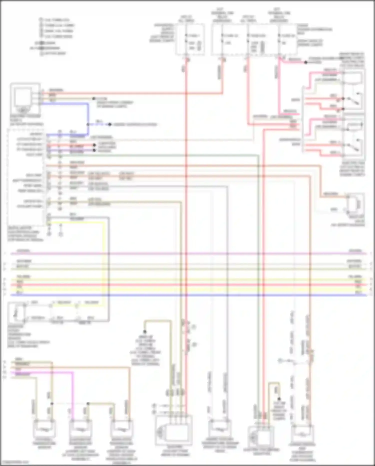 Wiring diagram computer data lines system for BMW 4 series Gran Coupe F36 (2013-2017) (62 of 87)