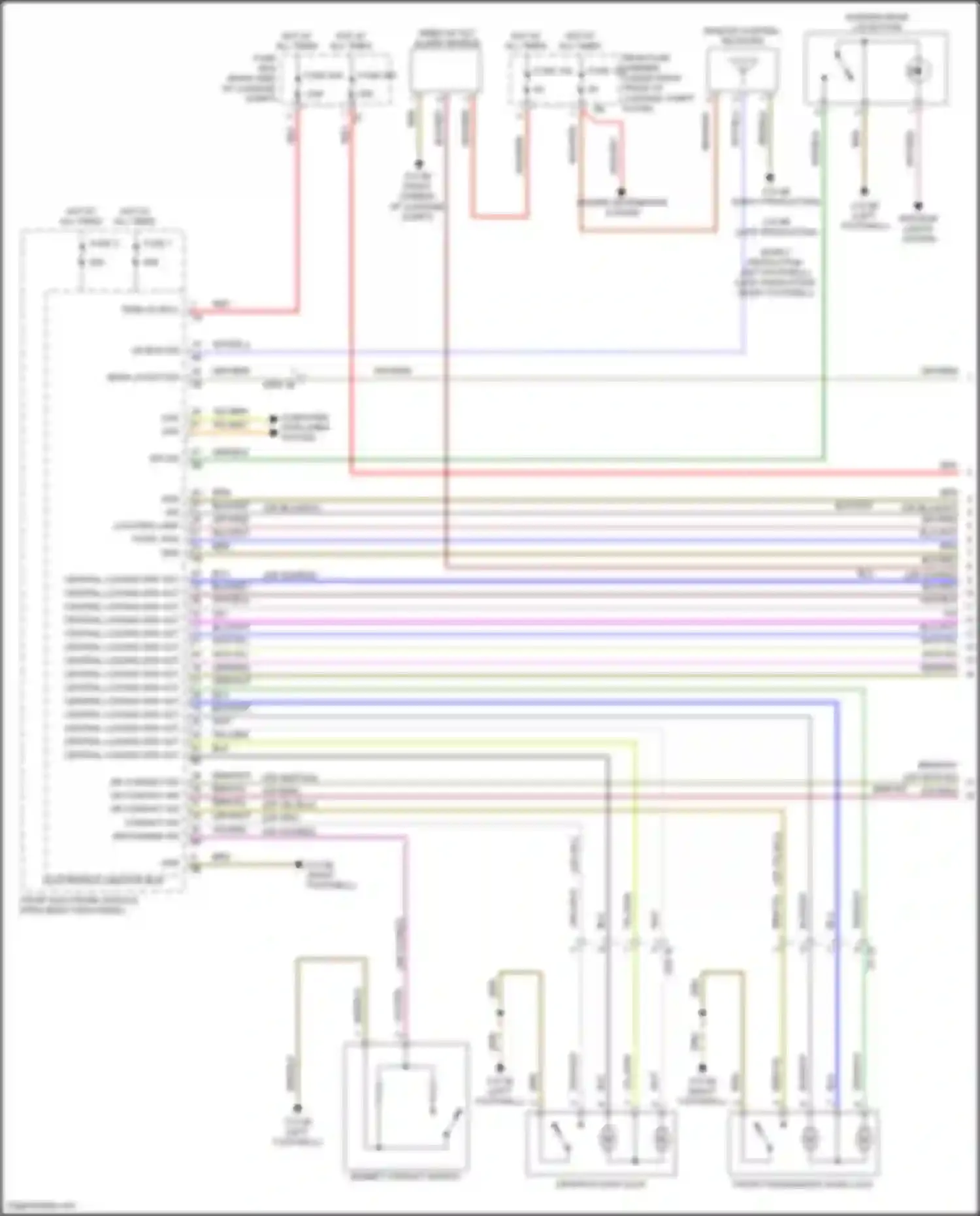 Wiring diagram computer data lines system for BMW 4 series Gran Coupe F36 (2013-2017) (63 of 87)