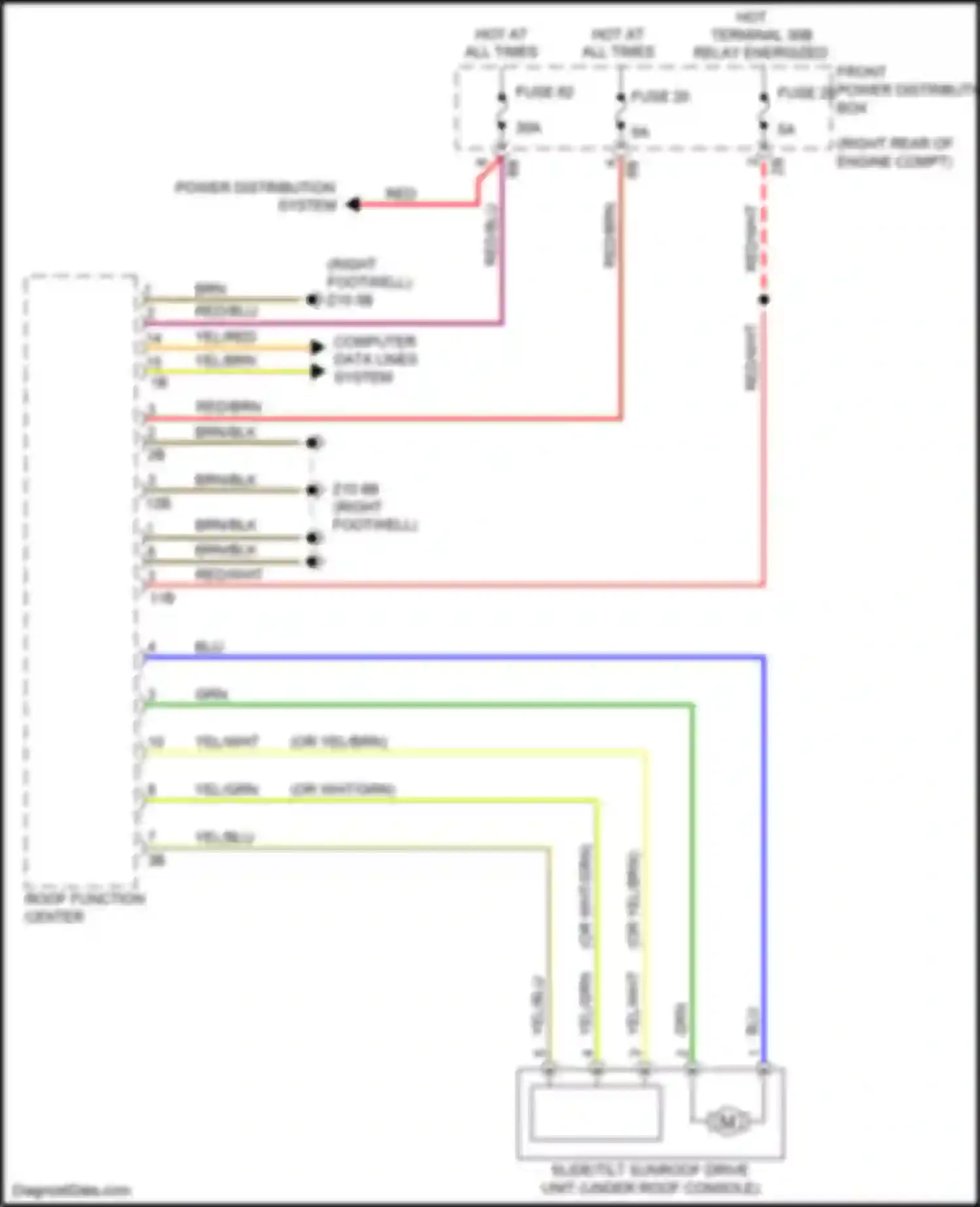 Wiring diagram computer data lines system for BMW 4 series Gran Coupe F36 (2013-2017) (66 of 87)