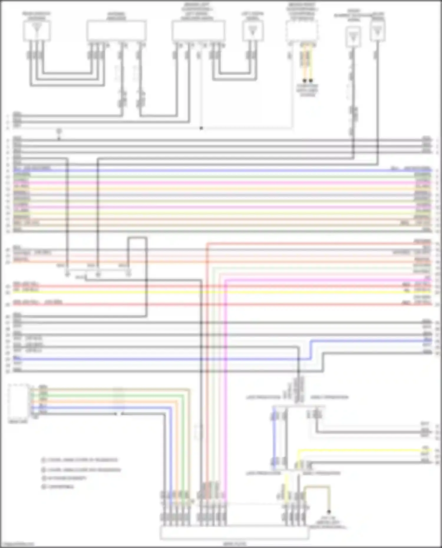 Wiring diagram computer data lines system for BMW 4 series Gran Coupe F36 (2013-2017) (46 of 87)
