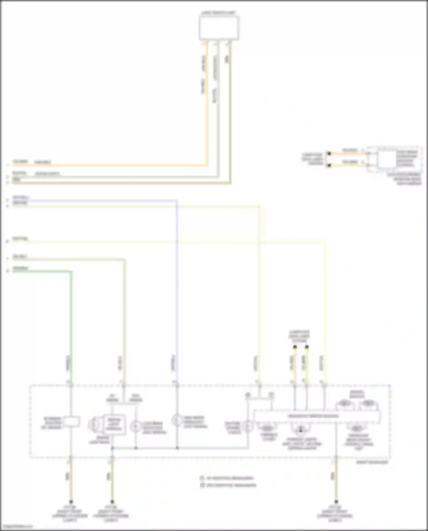 Wiring diagram computer data lines system for BMW 4 series Gran Coupe F36 (2013-2017) (6 of 87)