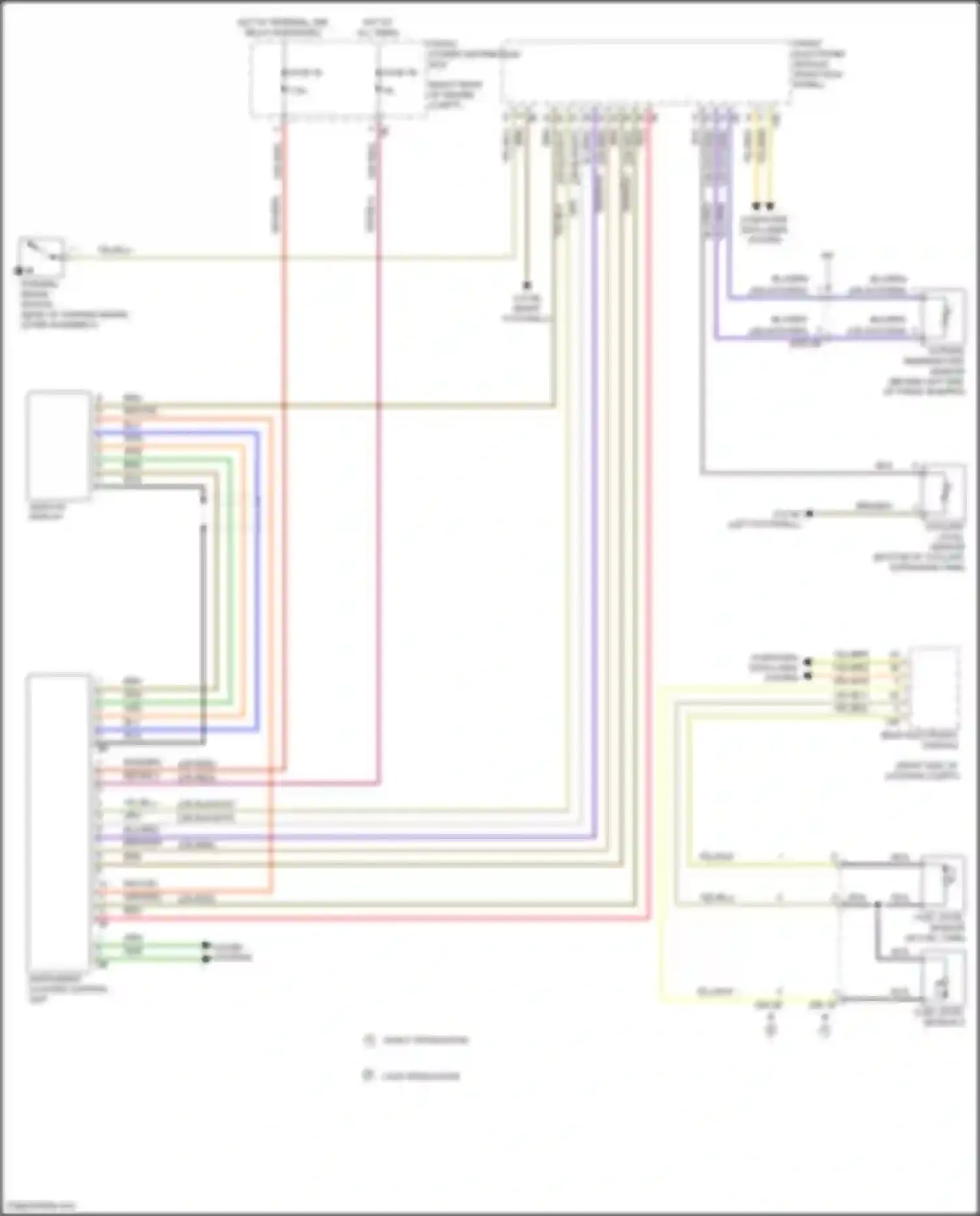 Wiring diagram computer data lines system for BMW 4 series Gran Coupe F36 (2013-2017) (29 of 87)