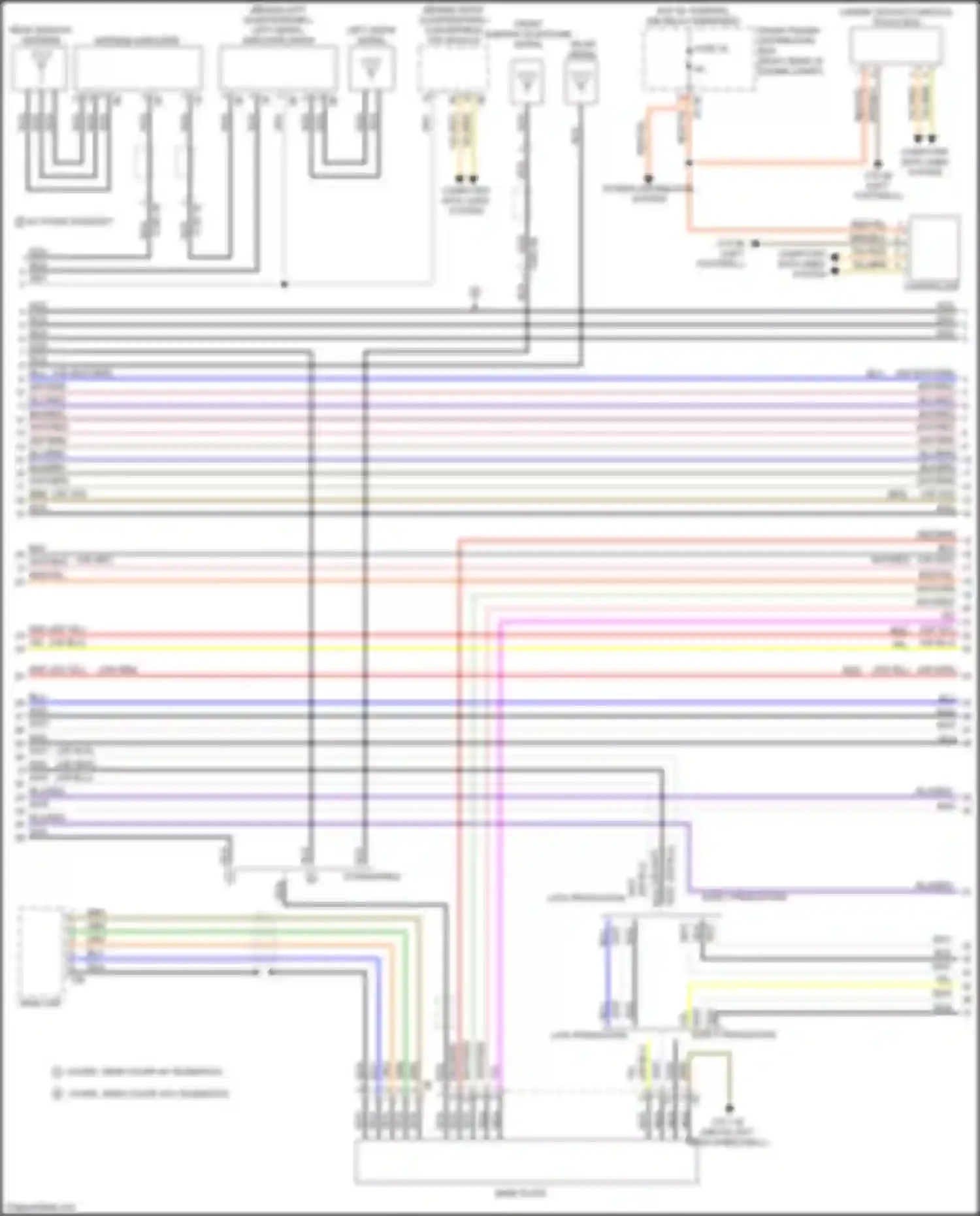 Wiring diagram computer data lines system for BMW 4 series Gran Coupe F36 (2013-2017) (43 of 87)