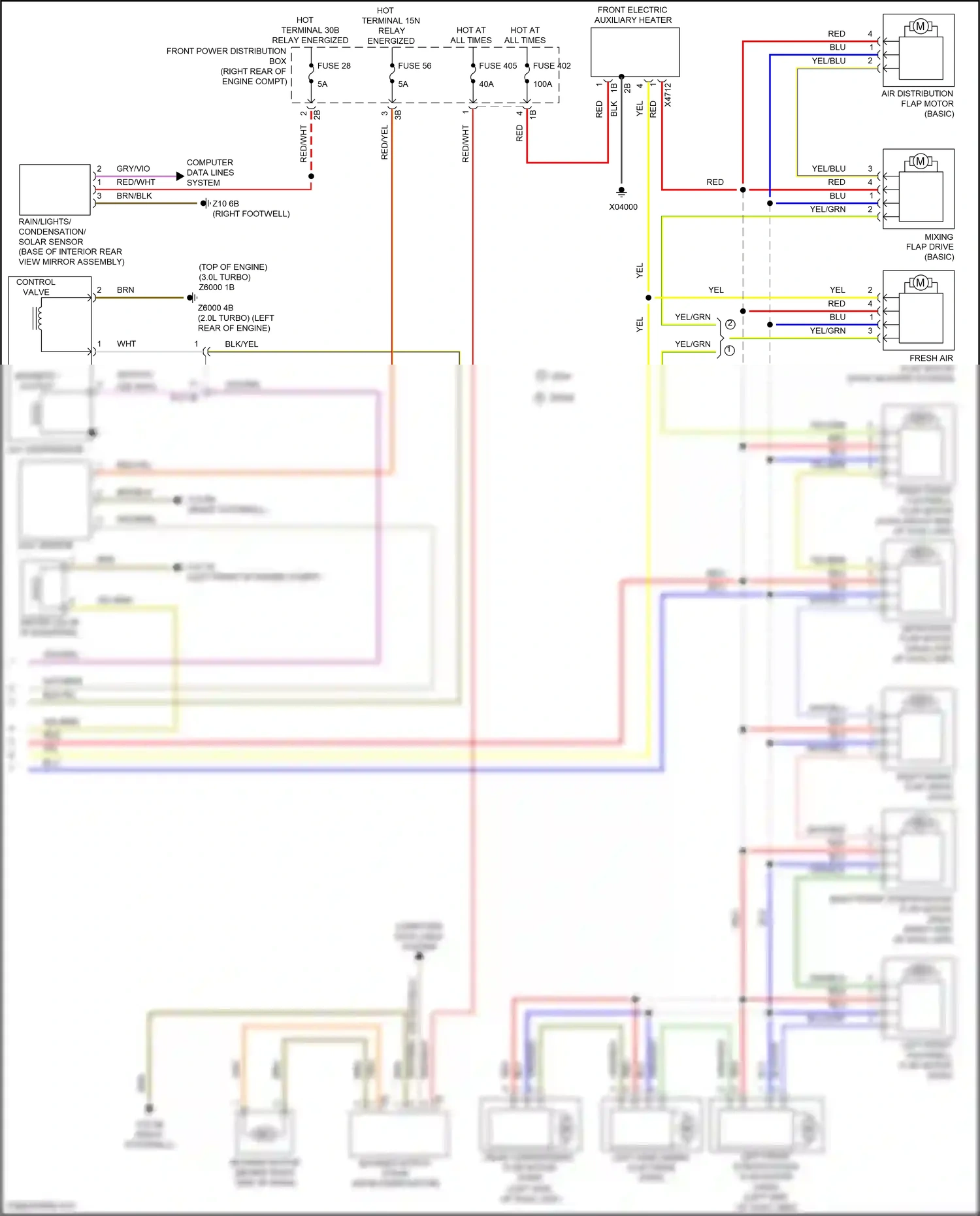 Wiring diagram control valve for BMW 4 series Gran Coupe F36 (2013-2017) (1 of 1)