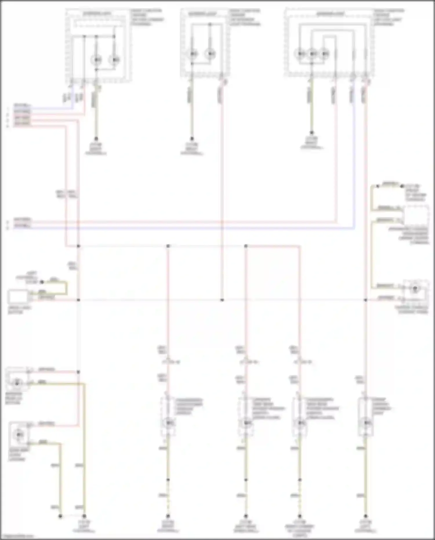 Wiring diagram drive logic button for BMW 4 series Gran Coupe F36 (2013-2017) (1 of 1)
