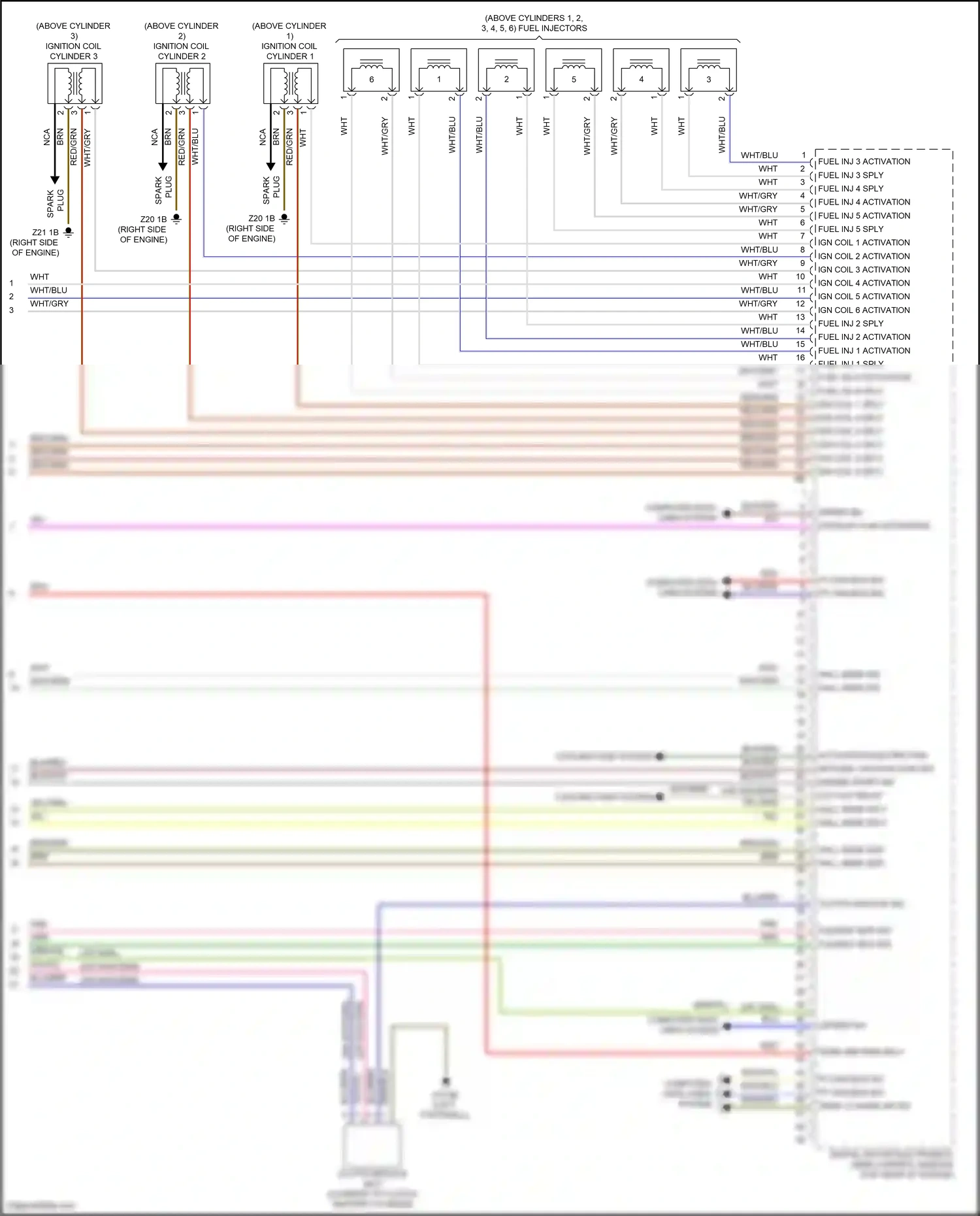 Wiring diagram engine start sig for BMW 4 series Gran Coupe F36 (2013-2017) (1 of 1)