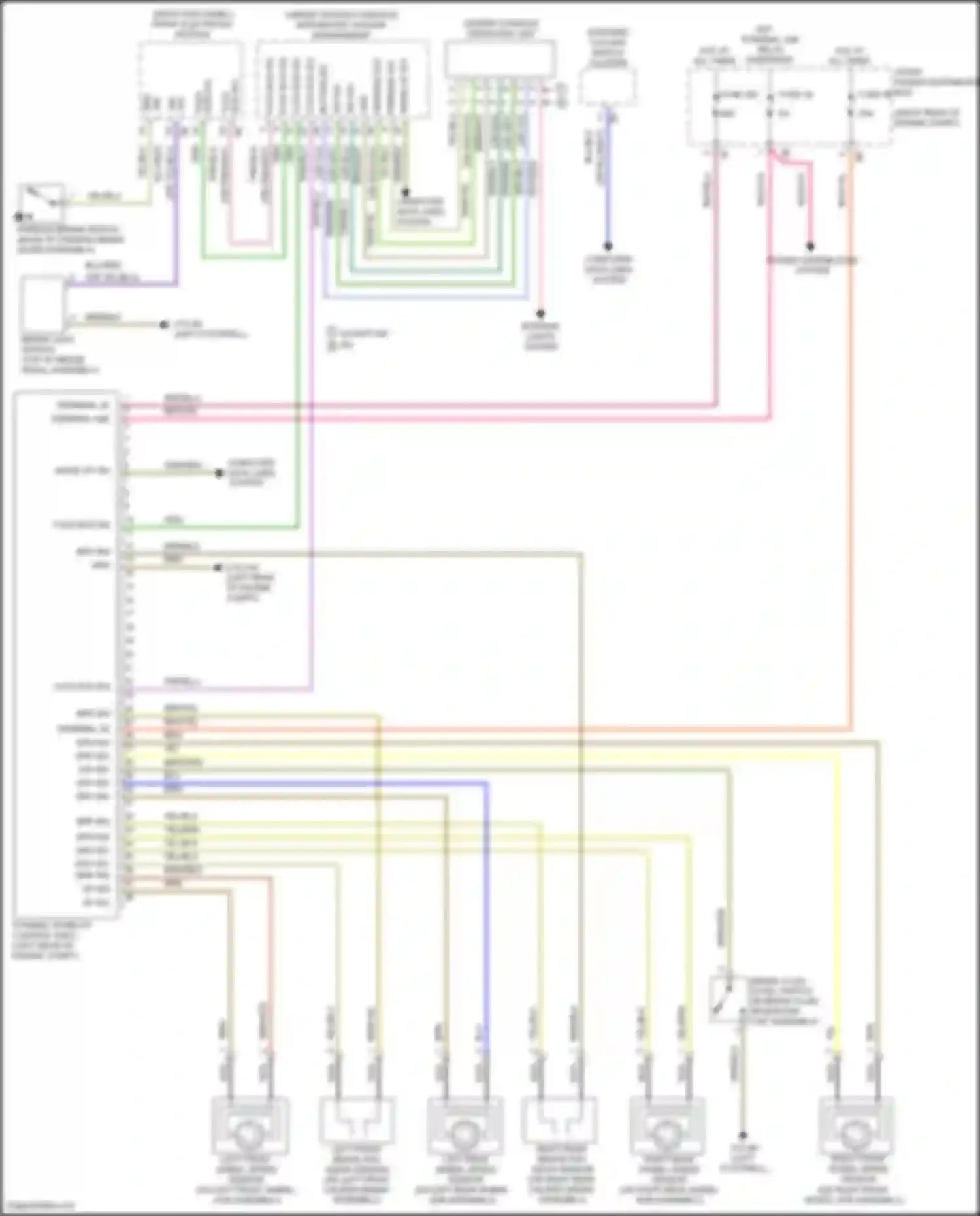 Wiring diagram flex bus sig for BMW 4 series Gran Coupe F36 (2013-2017) (2 of 5)