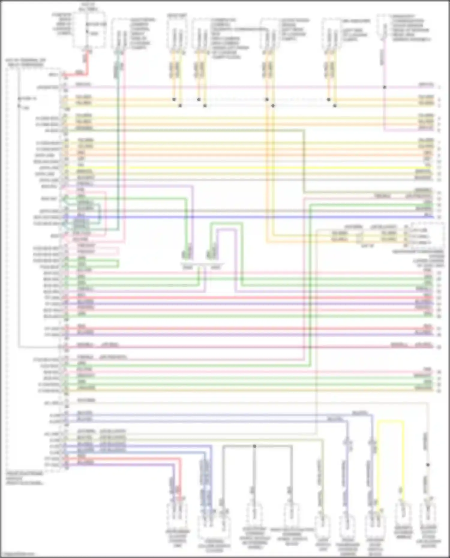 Wiring diagram flex bus sig for BMW 4 series Gran Coupe F36 (2013-2017) (3 of 5)