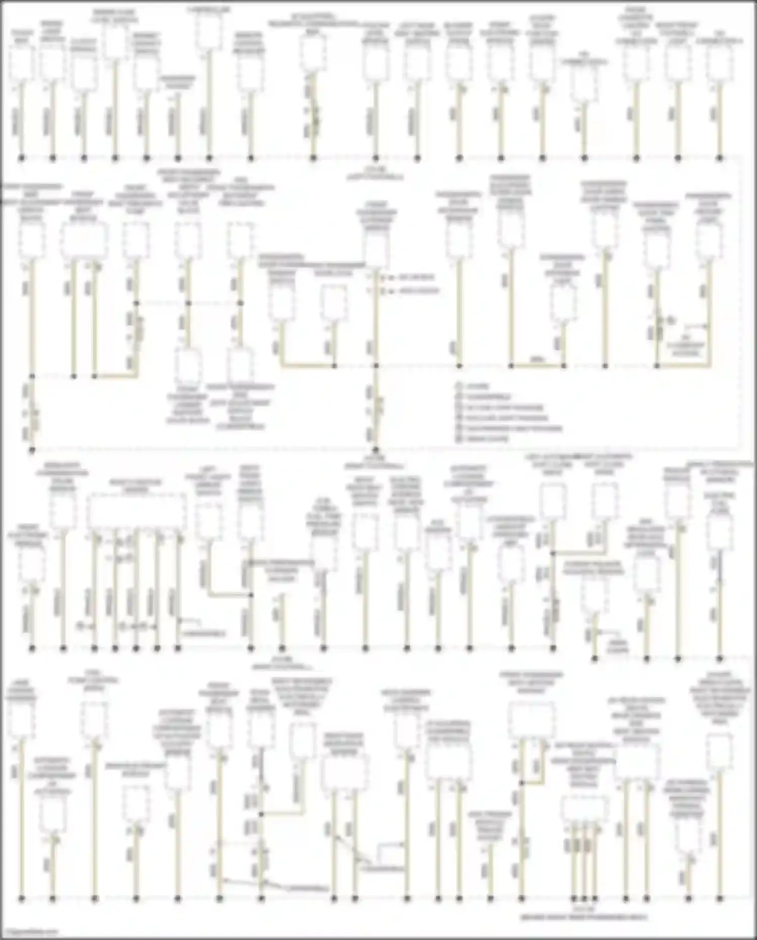 Wiring diagram front passenger side seat adjustment switch block for BMW 4 series Gran Coupe F36 (2013-2017) (1 of 3)