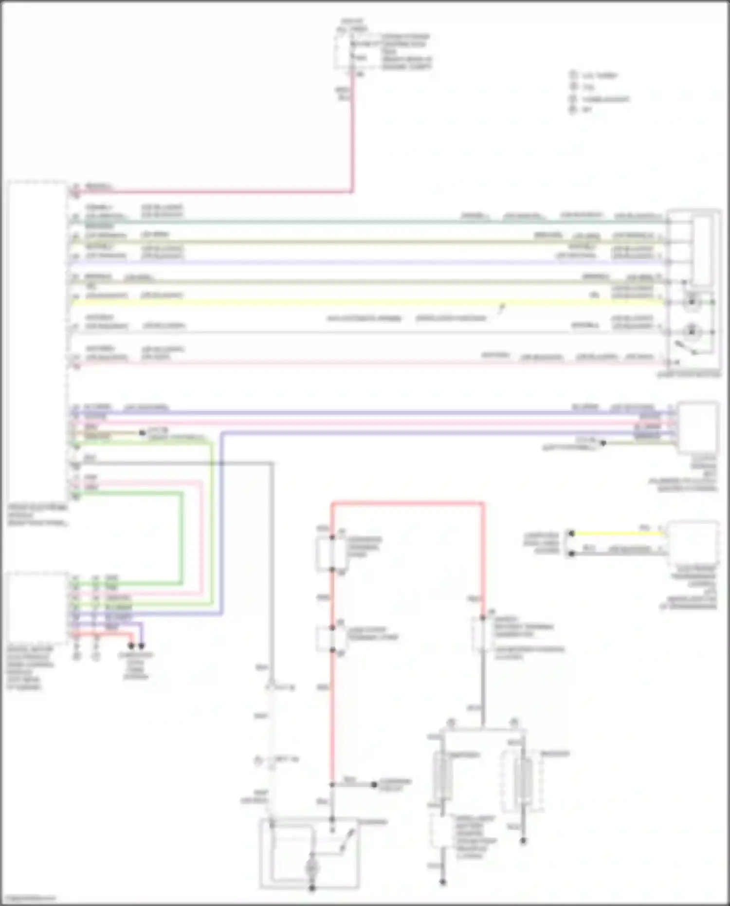 Wiring diagram front power distribution box for BMW 4 series Gran Coupe F36 (2013-2017) (37 of 48)