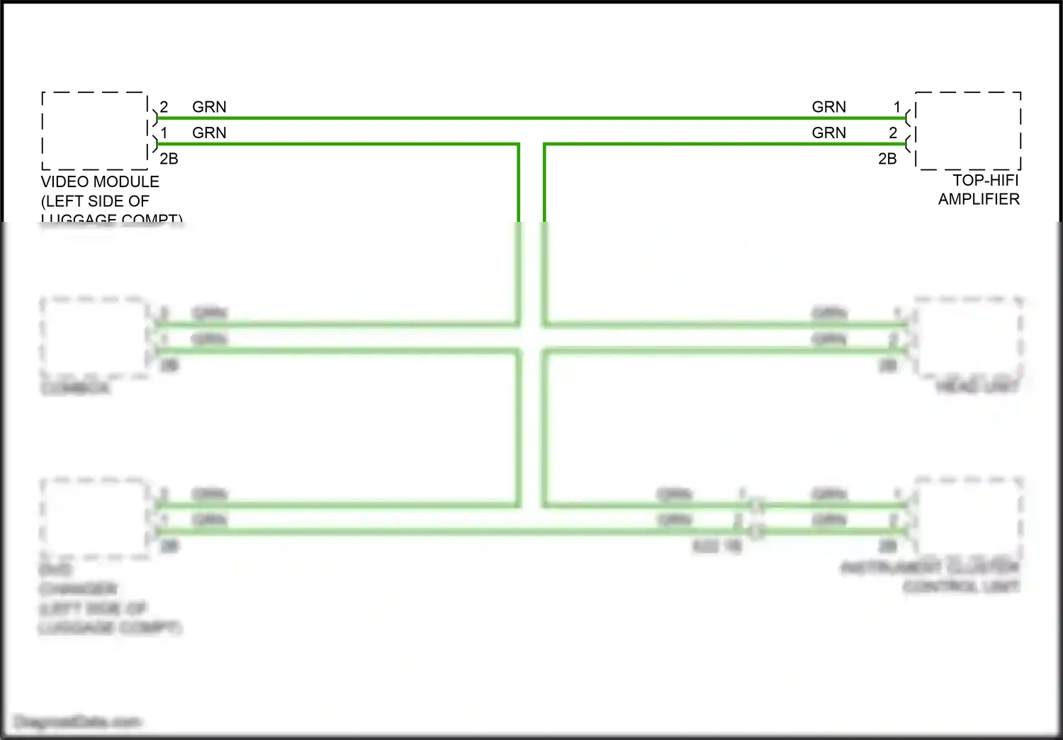 Wiring diagram head unit for BMW 4 series Gran Coupe F36 (2013-2017) (9 of 38)