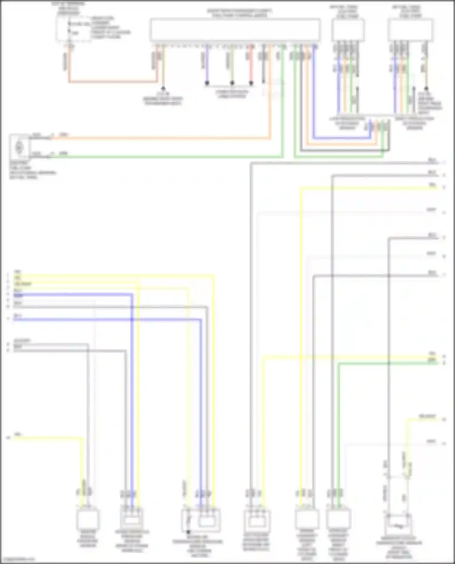 Wiring diagram intake air temperature pressure sensor for BMW 4 series Gran Coupe F36 (2013-2017) (1 of 2)