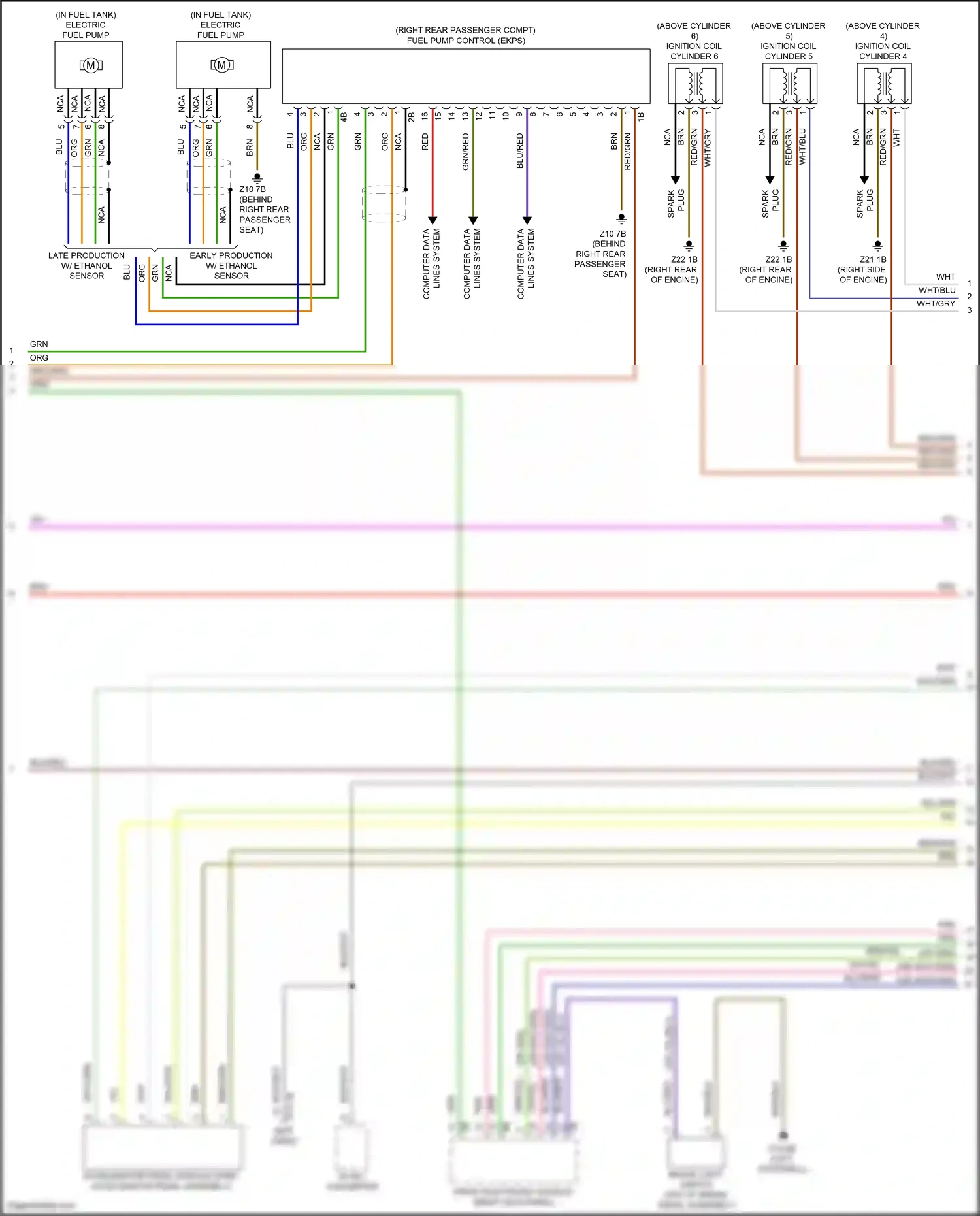 Wiring diagram lines system for BMW 4 series Gran Coupe F36 (2013-2017) (1 of 1)