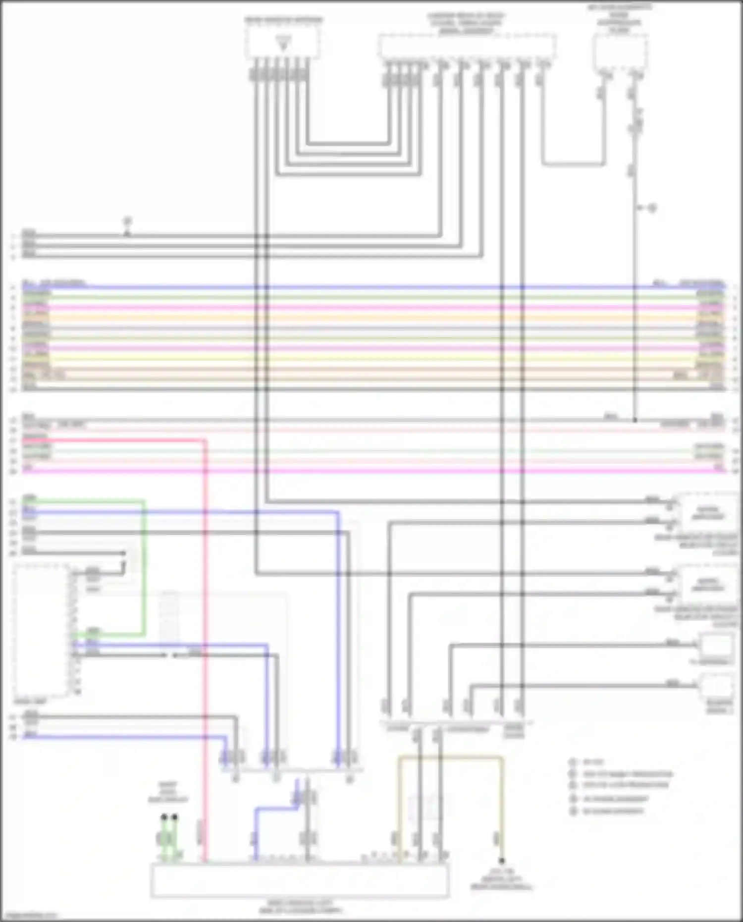 Wiring diagram rear window defogger rejector circuit 2 for BMW 4 series Gran Coupe F36 (2013-2017) (4 of 9)