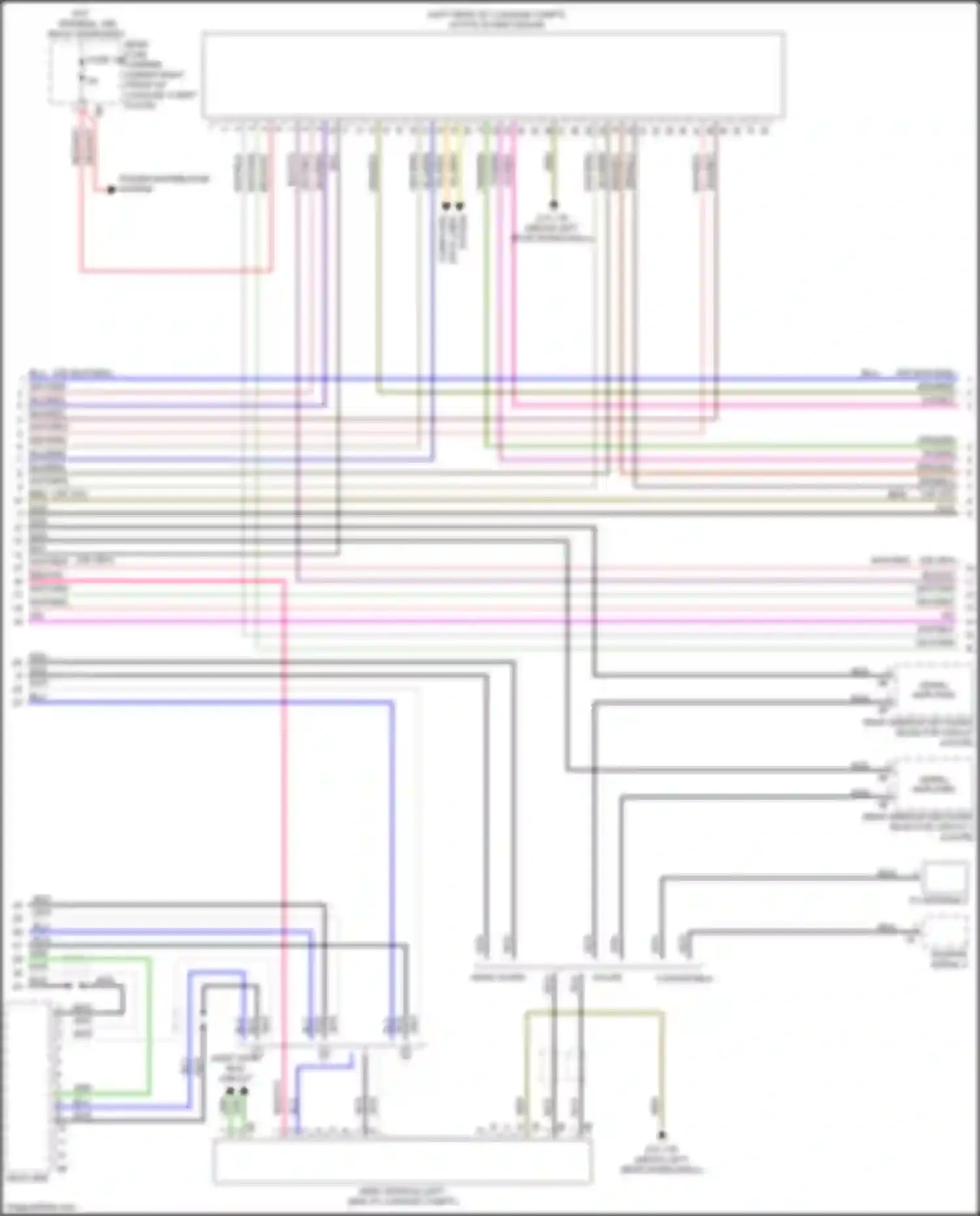 Wiring diagram rear window defogger rejector circuit 2 for BMW 4 series Gran Coupe F36 (2013-2017) (3 of 9)