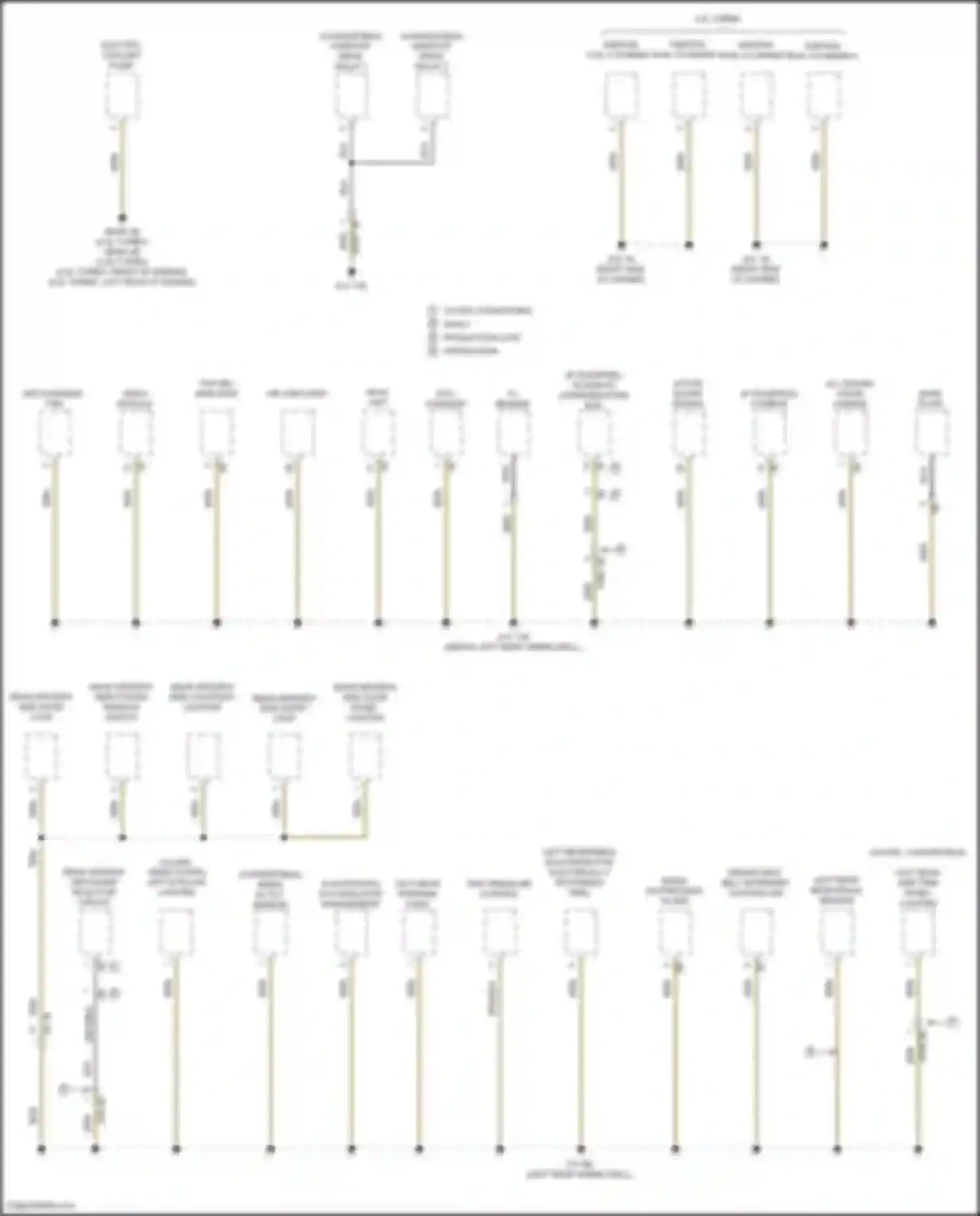 Wiring diagram rear window defogger rejector circuit for BMW 4 series Gran Coupe F36 (2013-2017) (3 of 9)