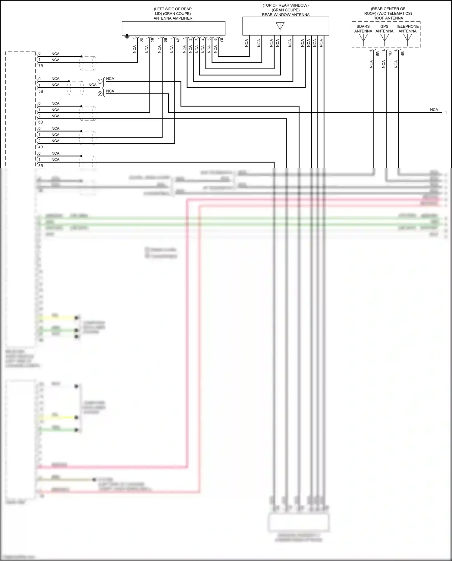 BMW 4 series Gran Coupe G26 (2020-2024) computer data lines system wiring diagram  (1 of 94)