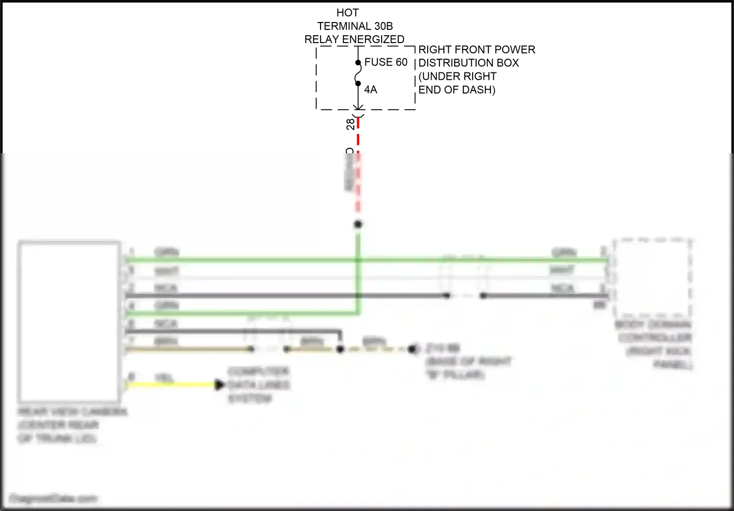 BMW 4 series Gran Coupe G26 (2020-2024) computer data lines system wiring diagram  (60 of 94)