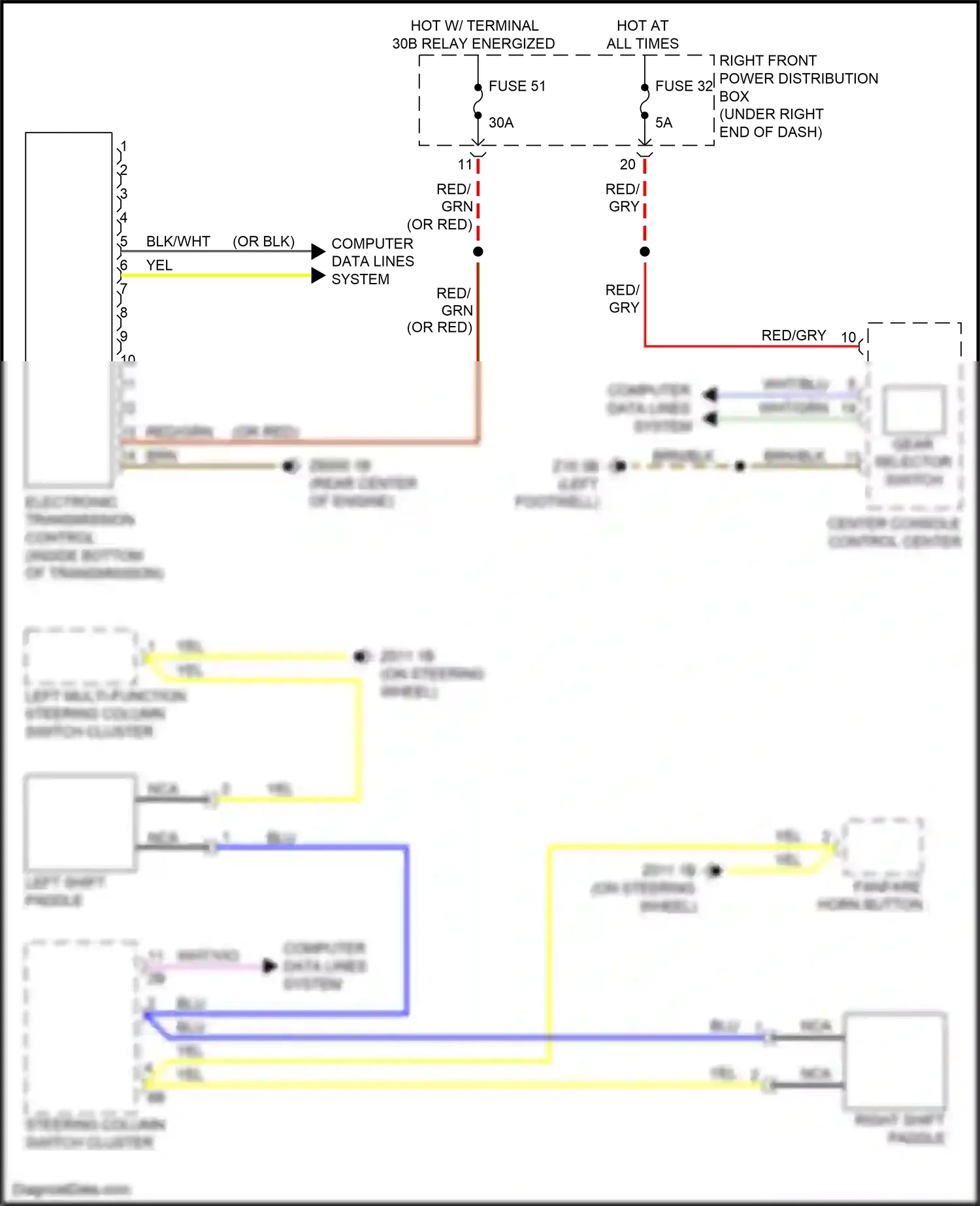 BMW 4 series Gran Coupe G26 (2020-2024) computer data lines system wiring diagram  (73 of 94)