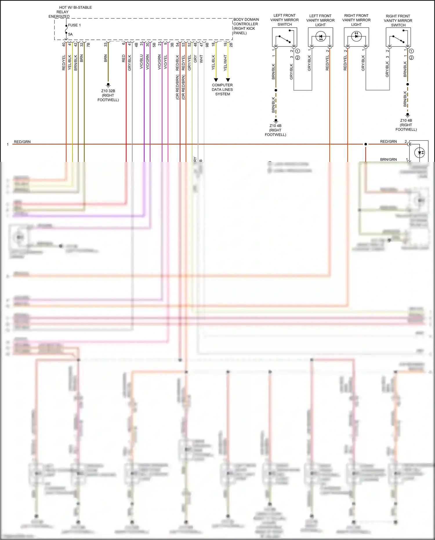 BMW 4 series Gran Coupe G26 (2020-2024) computer data lines system wiring diagram  (78 of 94)