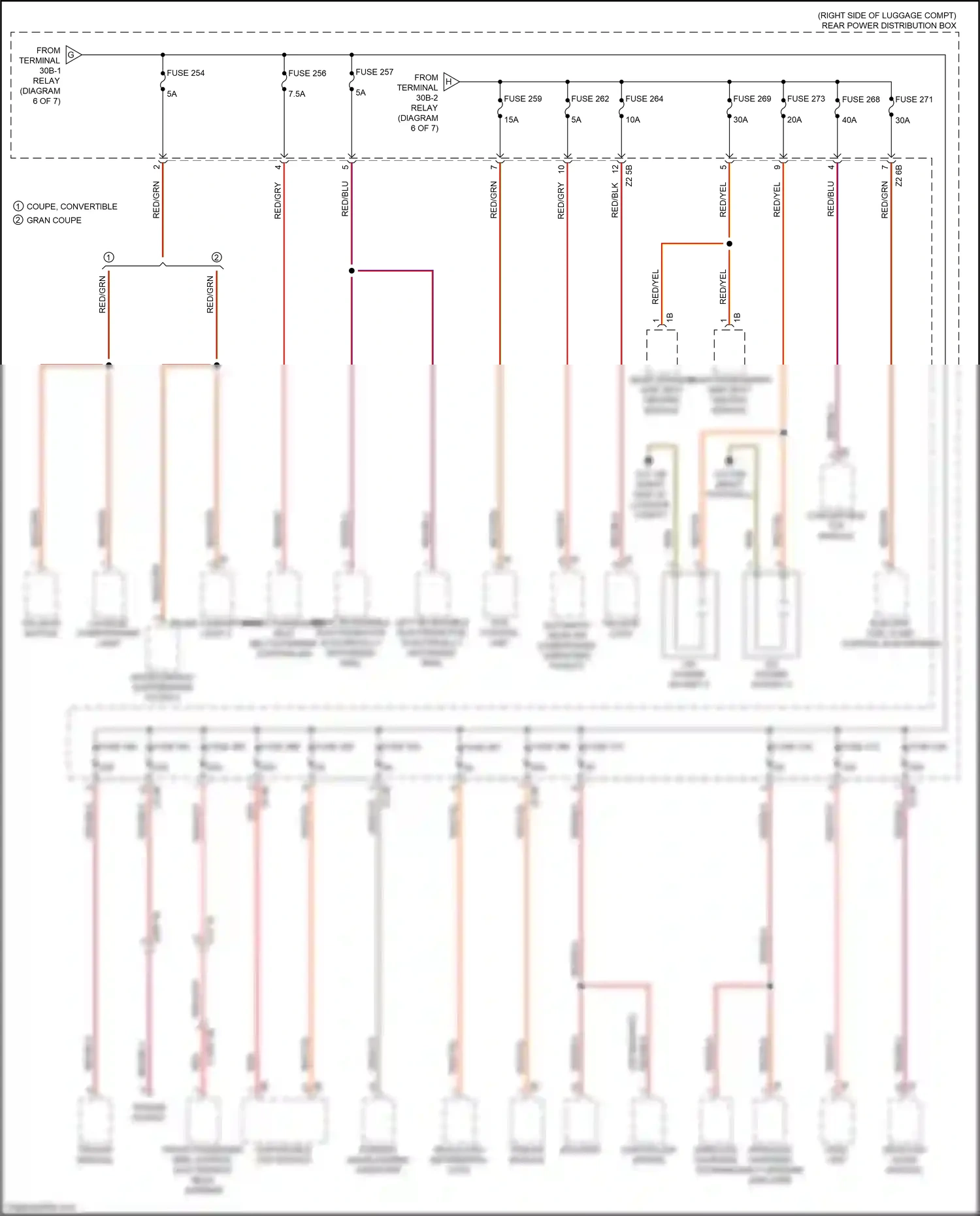 BMW 4 series Gran Coupe G26 (2020-2024) interference suppression filter 2 wiring diagram  (4 of 5)