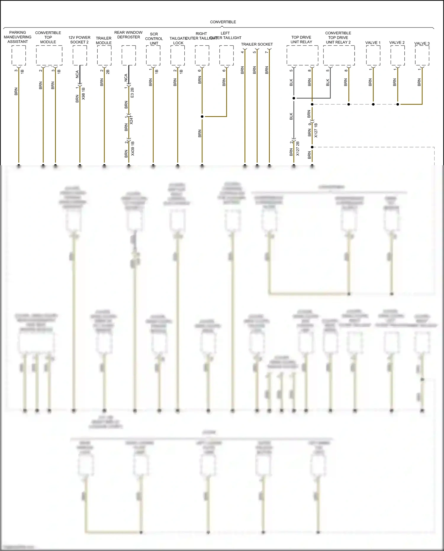 BMW 4 series Gran Coupe G26 (2020-2024) interference suppression filter 2 wiring diagram  (3 of 5)