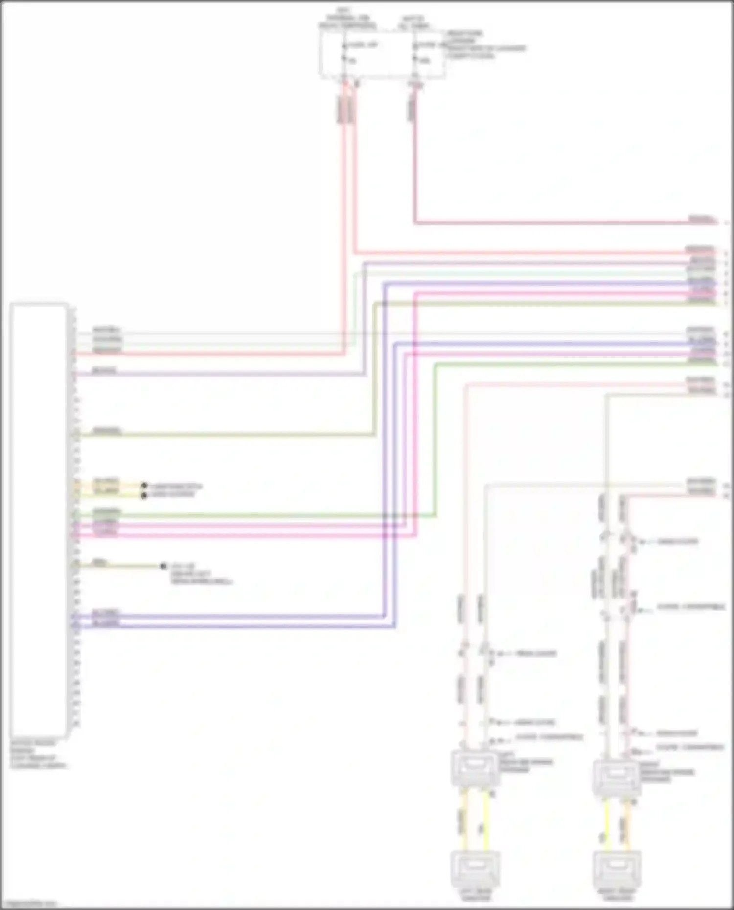 Wiring diagram blk/vio for BMW 4 series F32/F33 facelift (2017-2020) (8 of 20)