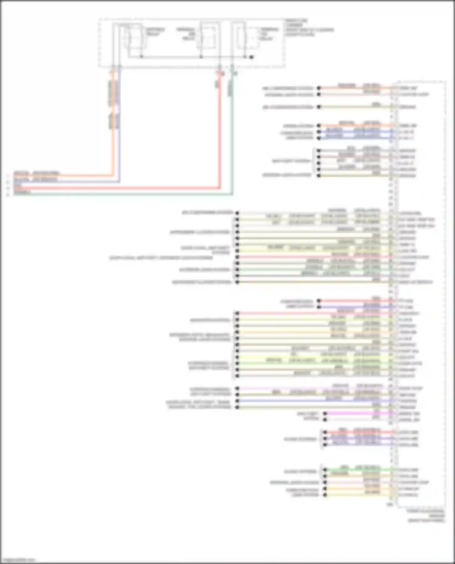 Wiring diagram blk/yel for BMW 4 series F32/F33 facelift (2017-2020) (8 of 29)