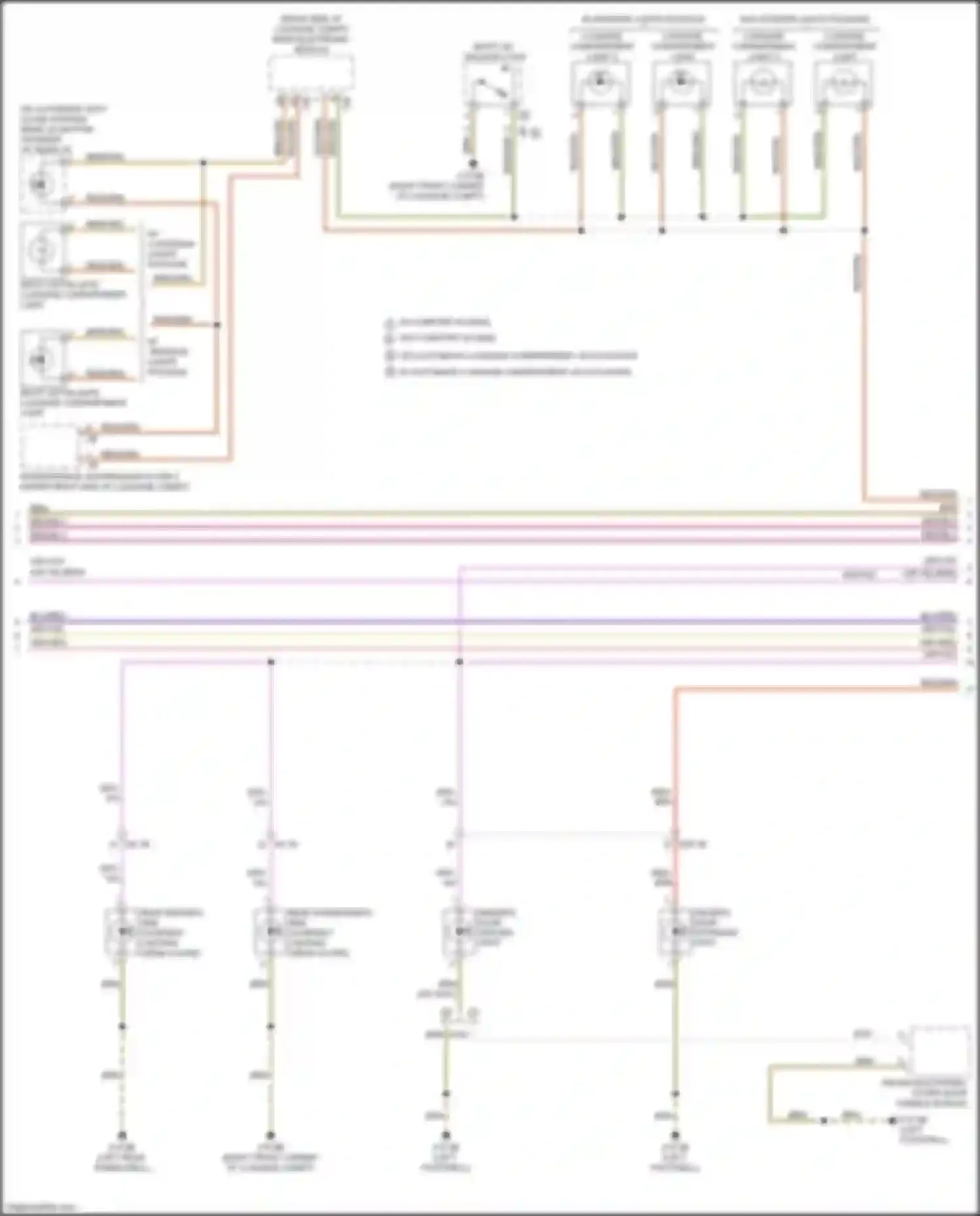 Wiring diagram brn/org for BMW 4 series F32/F33 facelift (2017-2020) (1 of 8)