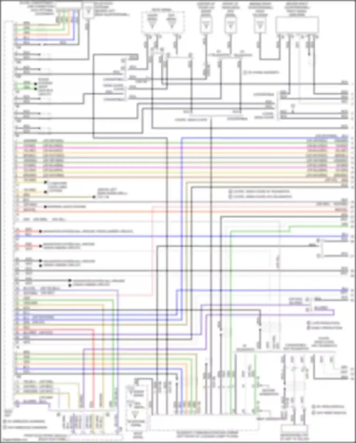 Wiring diagram computer data lines system for BMW 4 series F32/F33 facelift (2017-2020) (18 of 97)