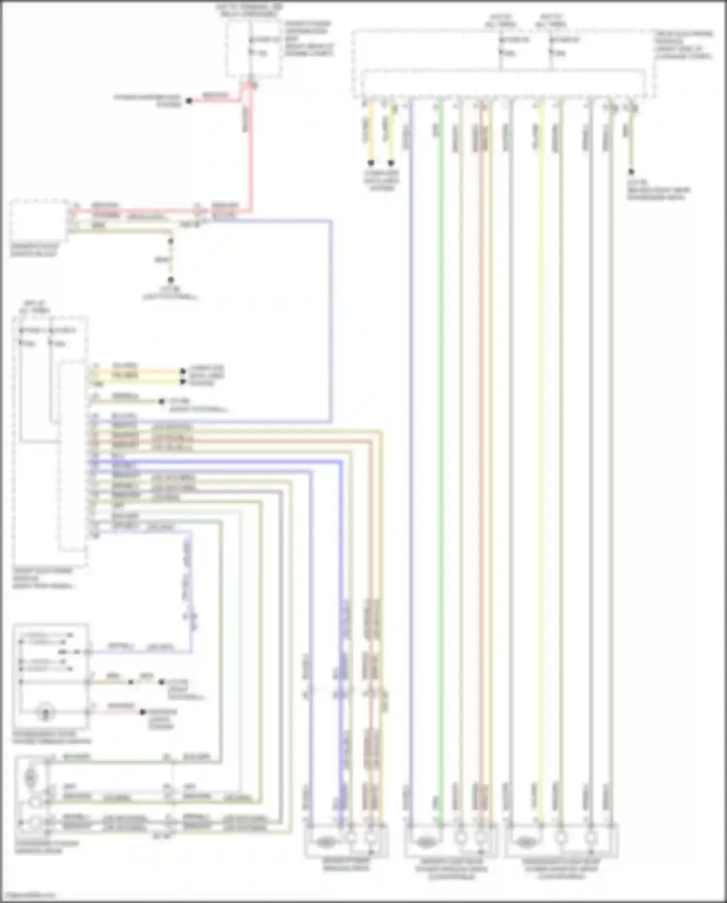 Wiring diagram computer data lines system for BMW 4 series F32/F33 facelift (2017-2020) (65 of 97)