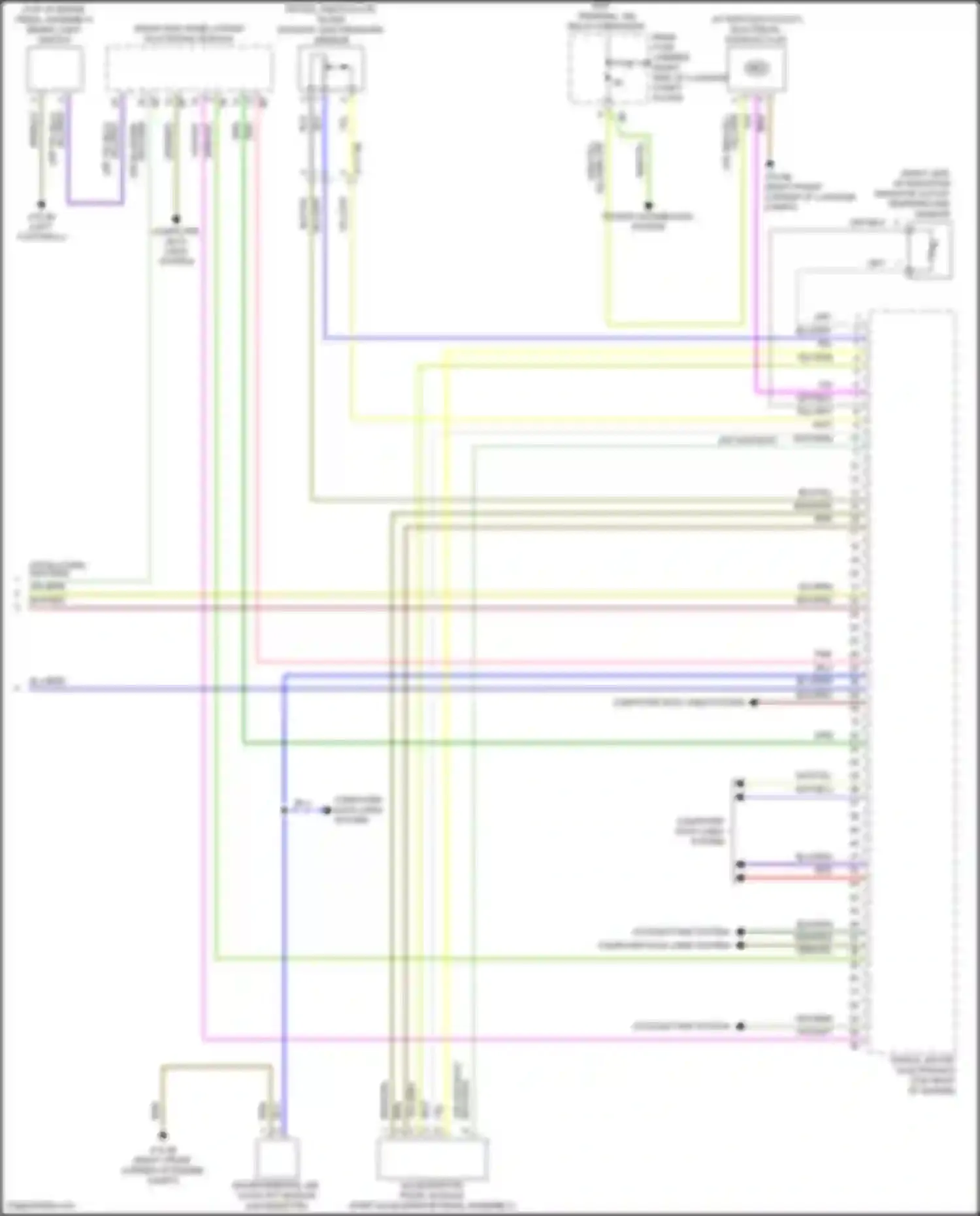 Wiring diagram computer data lines system for BMW 4 series F32/F33 facelift (2017-2020) (97 of 97)