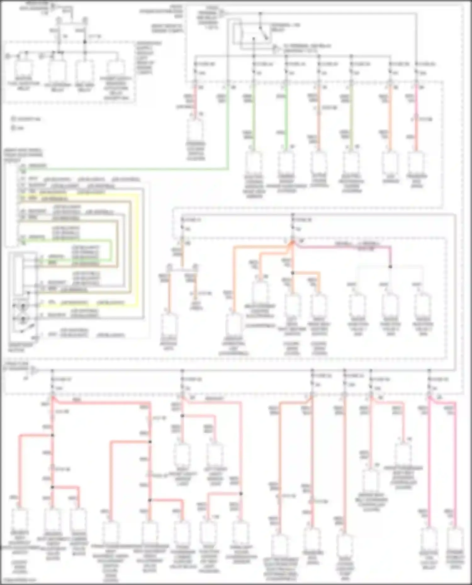 Wiring diagram fuse 21 for BMW 4 series F32/F33 facelift (2017-2020) (2 of 4)