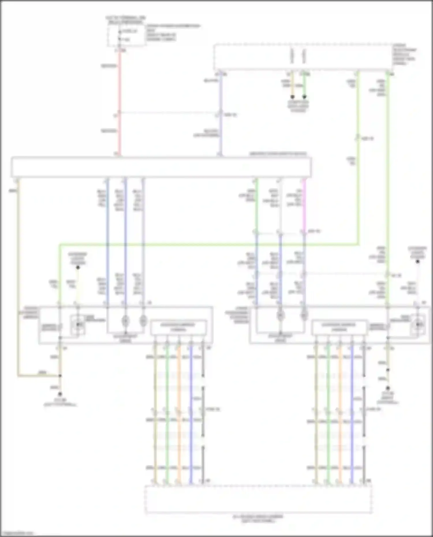 Wiring diagram k can l for BMW 4 series F32/F33 facelift (2017-2020) (7 of 9)